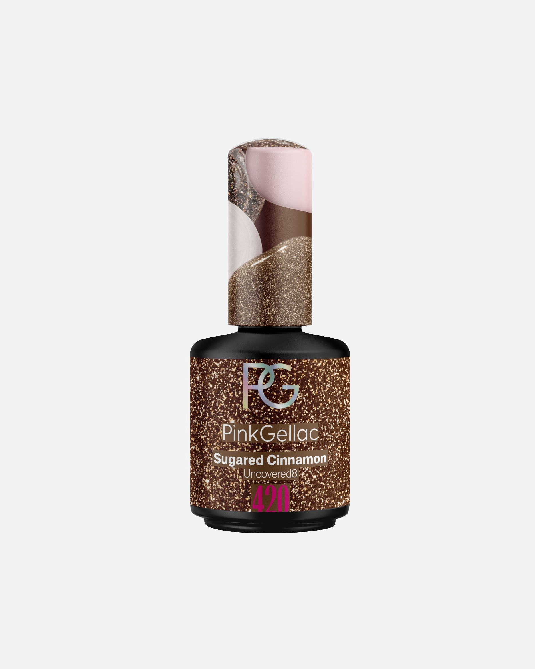 UV-nagellak voor UnisexPink GellacGel Nagellak420 Sugared Cinnamon