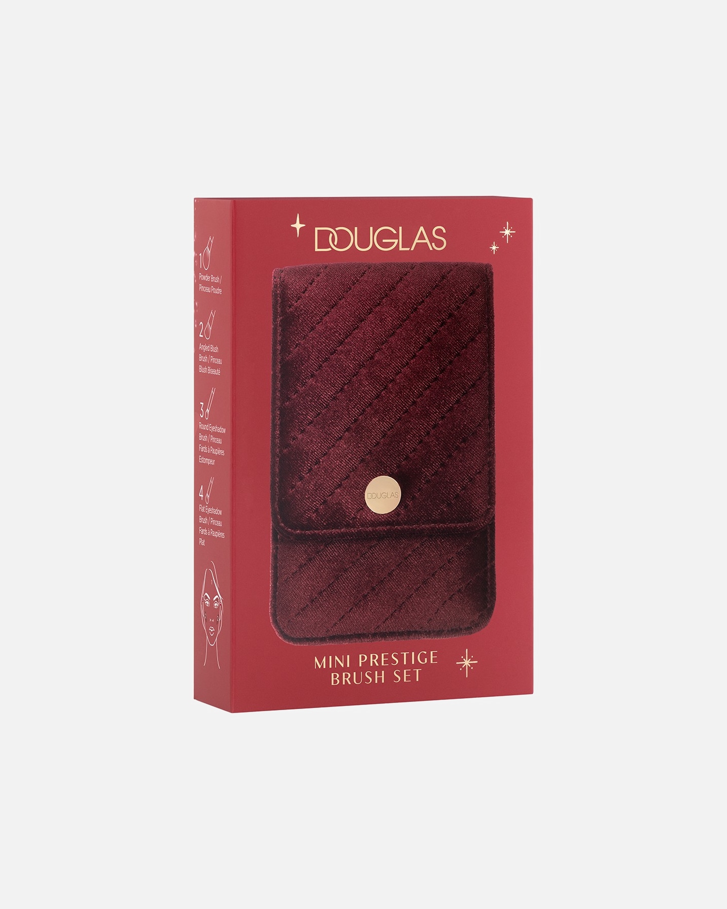 Penselenset voor UnisexDouglas CollectionAccessoiresMini luxury1 stuk