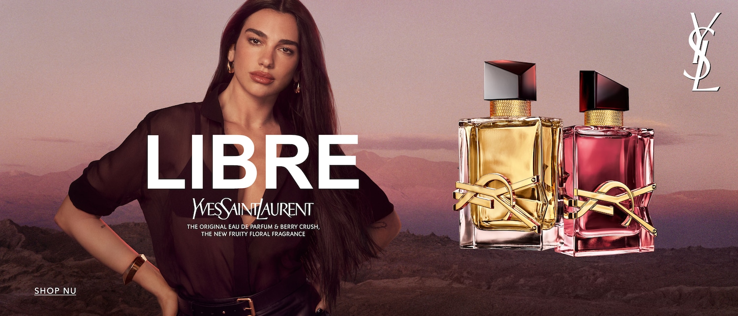 Ontdek de nieuwe Libre Eau de Parfum Berry Crush van Yves Saint Laurent, een fruitige bloemengeur gepresenteerd door Dua Lipa; shop nu voor een gedurfde en verfrissende geur.