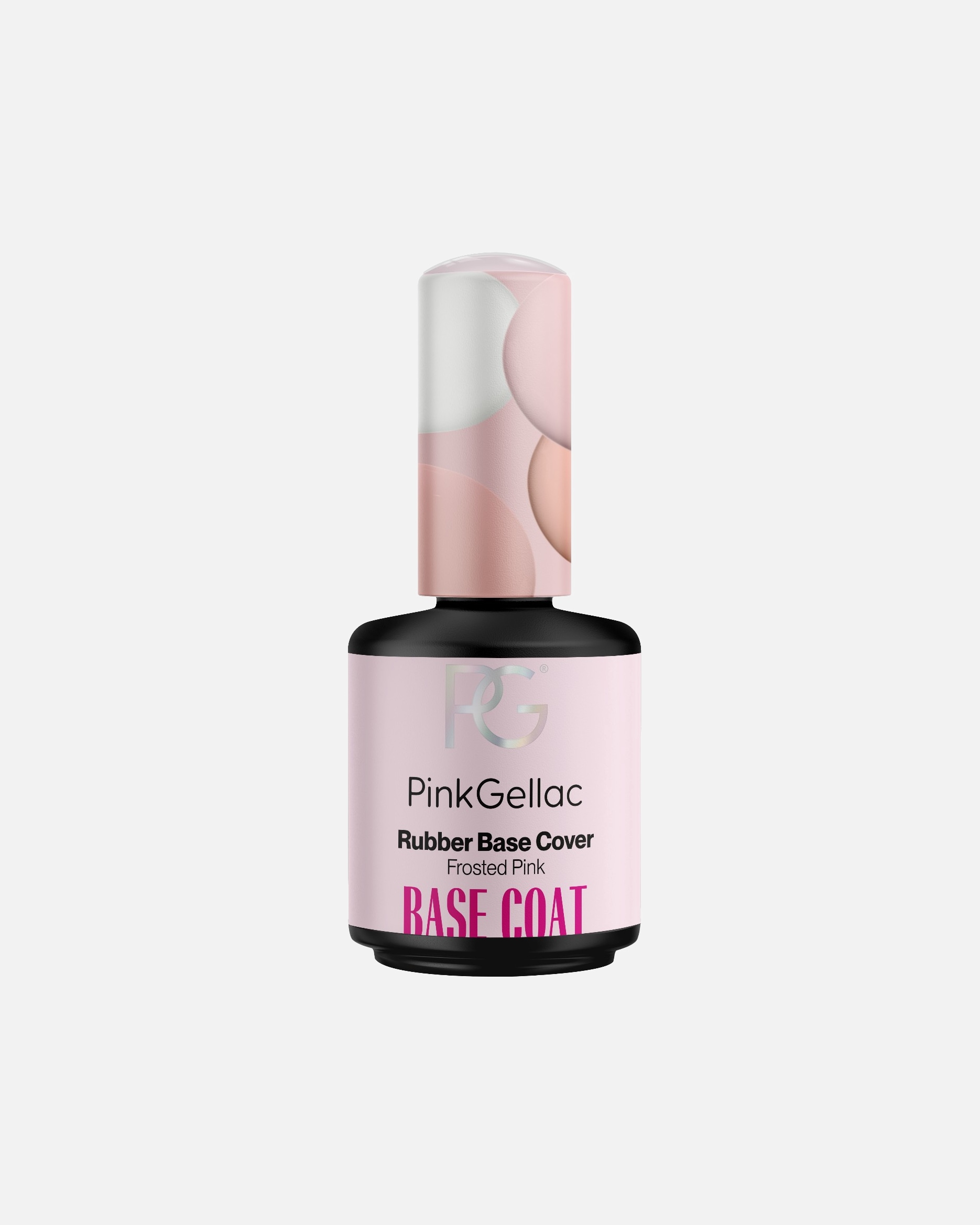 Base coat voor UnisexPink GellacRubber Base CoverFrosted Pink