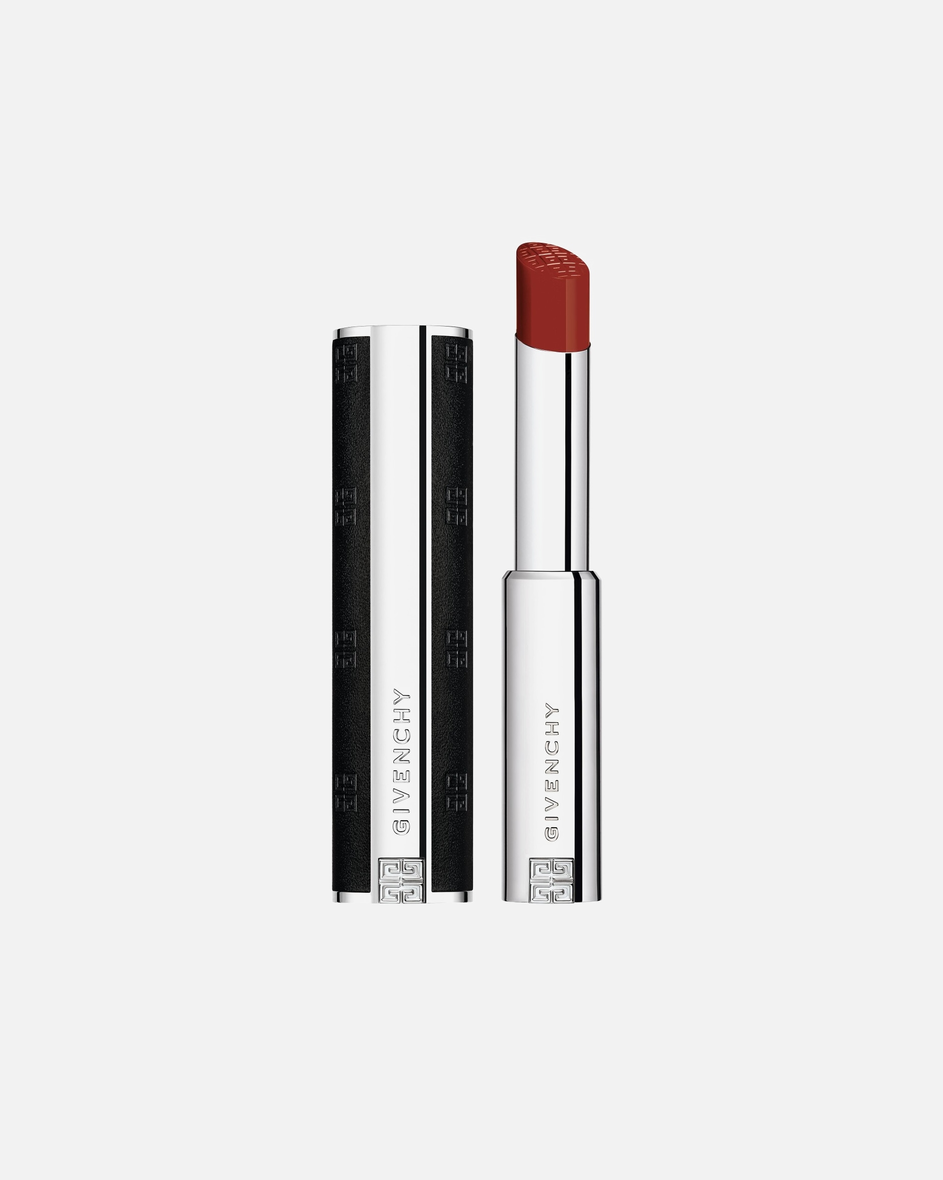 Lipstick voor UnisexGivenchyLE ROUGELE ROUGE INTERDIT SATIN - STRALENDE KLEUR - 24 UUR HYDRATATIEN350 - ROUGE