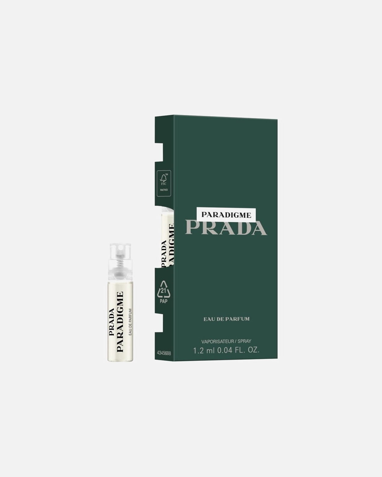 voor UnisexPrada 'Paradigme' EdP (1,2ml)