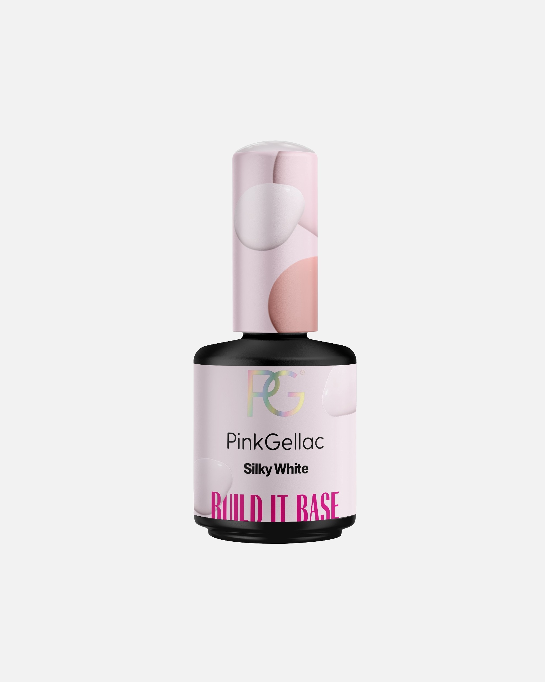 UV-nagellak voor UnisexPink GellacBuild it BaseSilky White