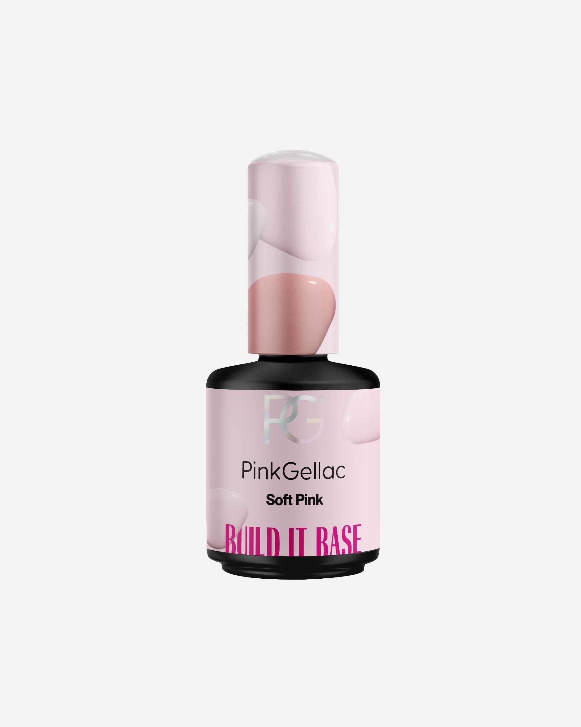 UV-nagellak voor UnisexPink GellacBuild it BaseSoft Pink