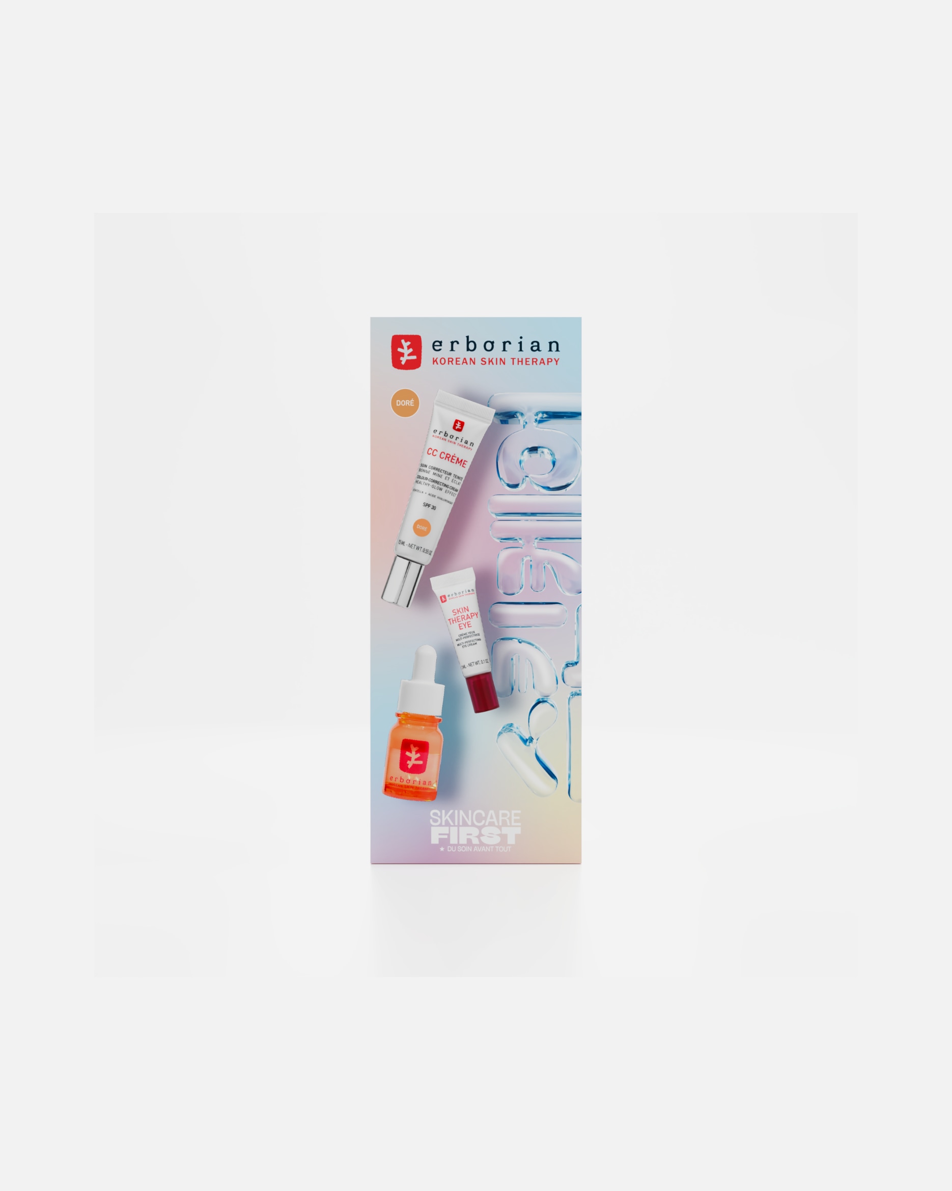 Gezichtsverzorgingsset voor ERBORIANSkin TherapyCC Crème x Skin Therapy - Doré1 stuk