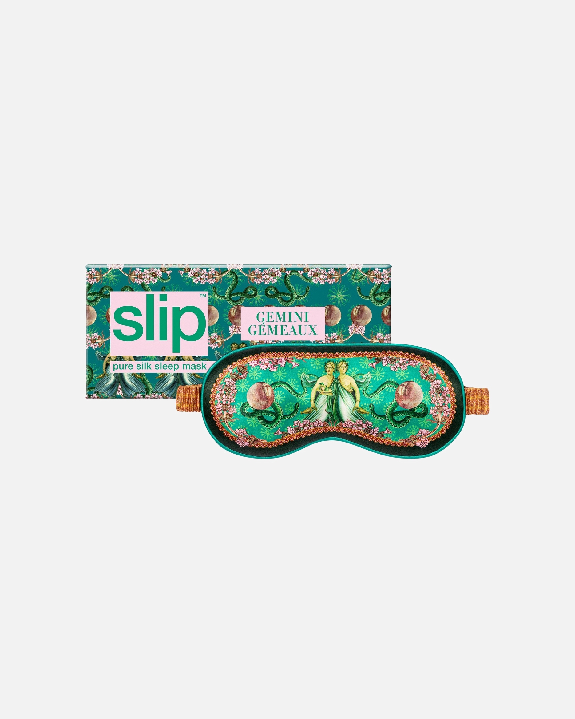 Slaapmasker voor UnisexSlipslip pure zijde slaapmasker - dierenriem - gemini1 stuk