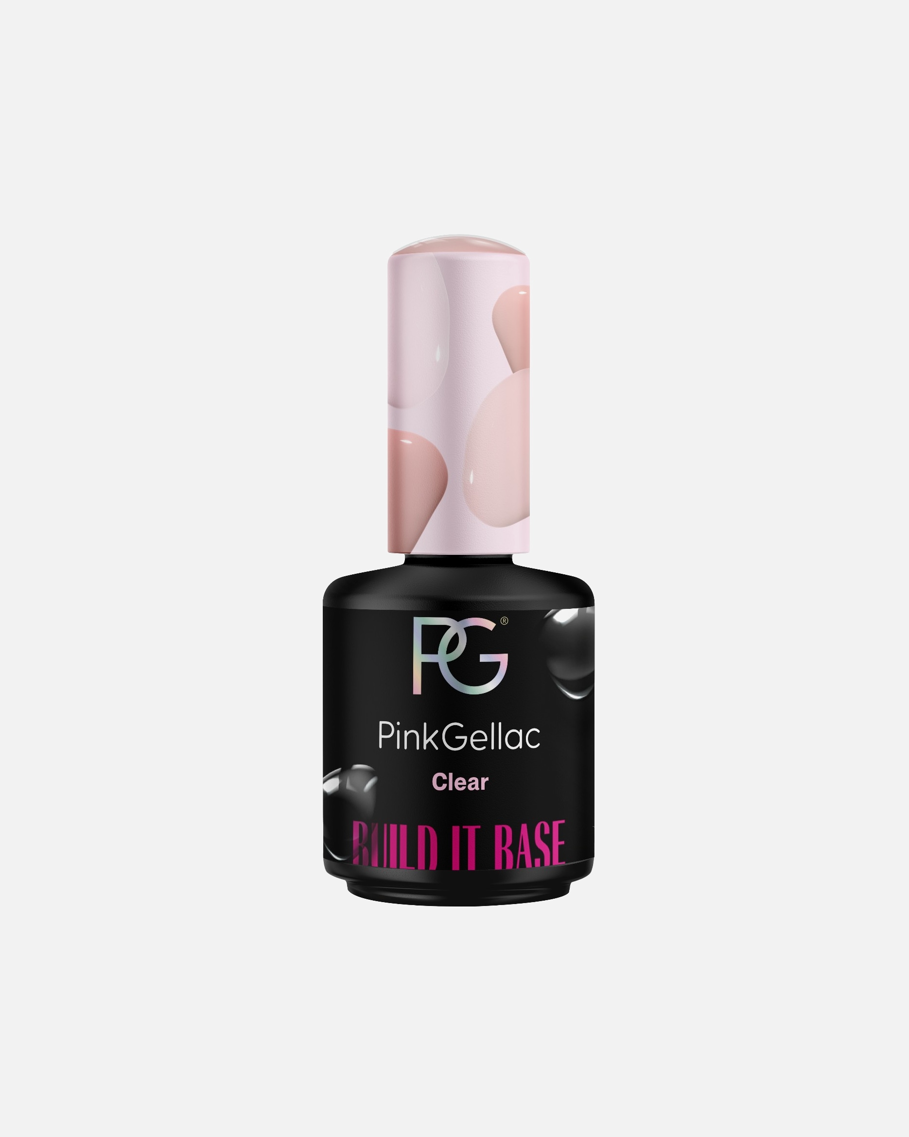 UV-nagellak voor UnisexPink GellacBuild it BaseTransparant