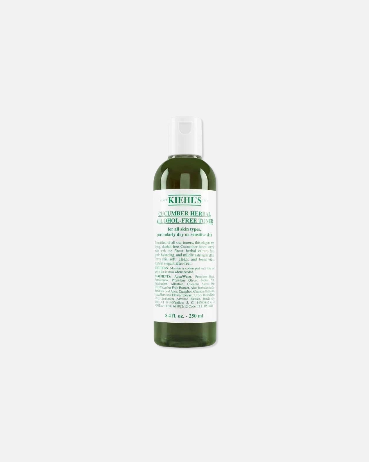 Toner voor UnisexKiehl’sCucumber Herbal Alcohol Free250 ml