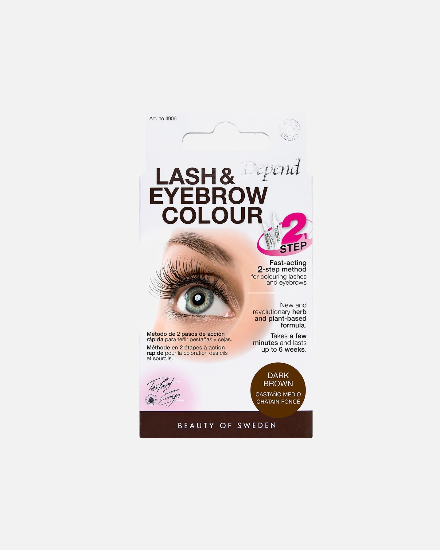 Wenkbrauwverf voor UnisexDependPerfect Eye Lash & Eyebrow ColourDark Brown