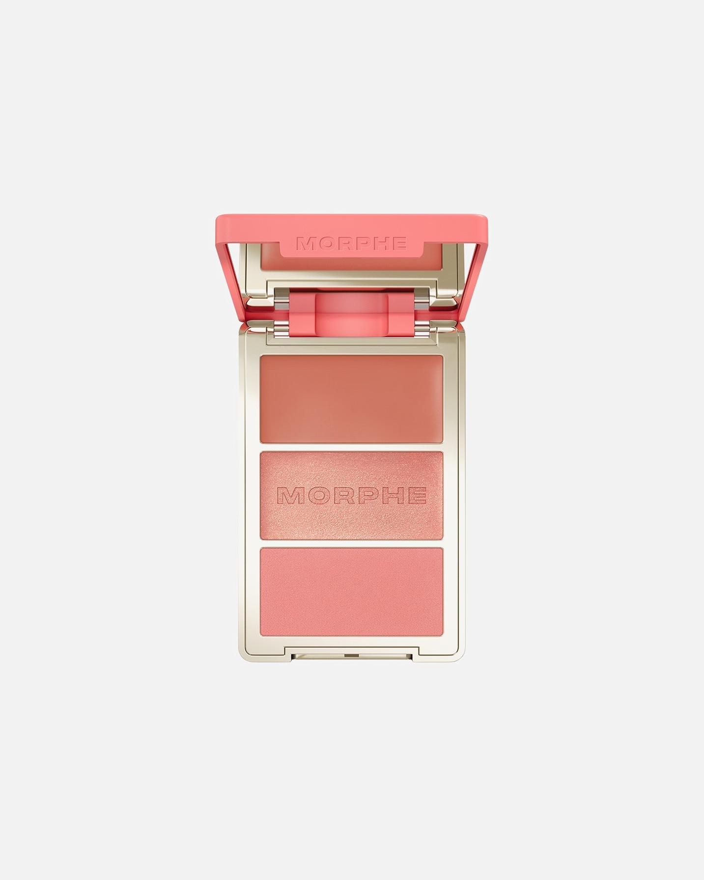 Blush voor UnisexMorpheCheek Thrills Multi-Finish Face TrioBEACH BONFIRE