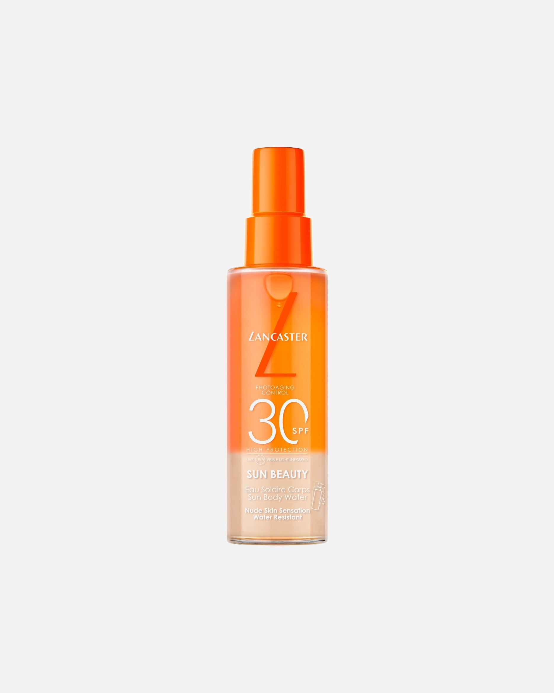 Zonnespray voor UnisexLancasterSun BeautyBody Water SPF30100 ml