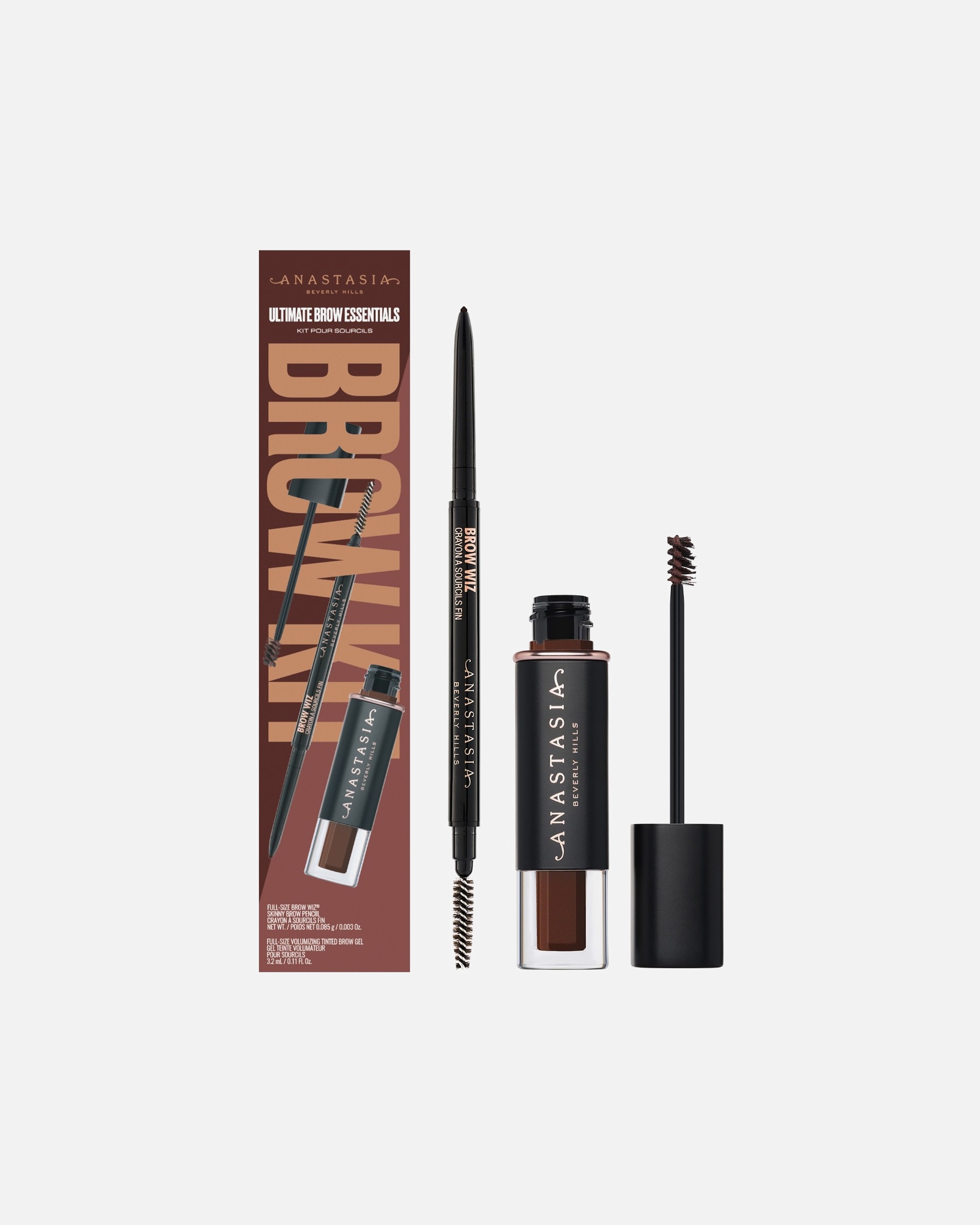 Wenkbrauw make-up set voor UnisexAnastasia Beverly HillsUltimate Brow Essentials KitDark Brown