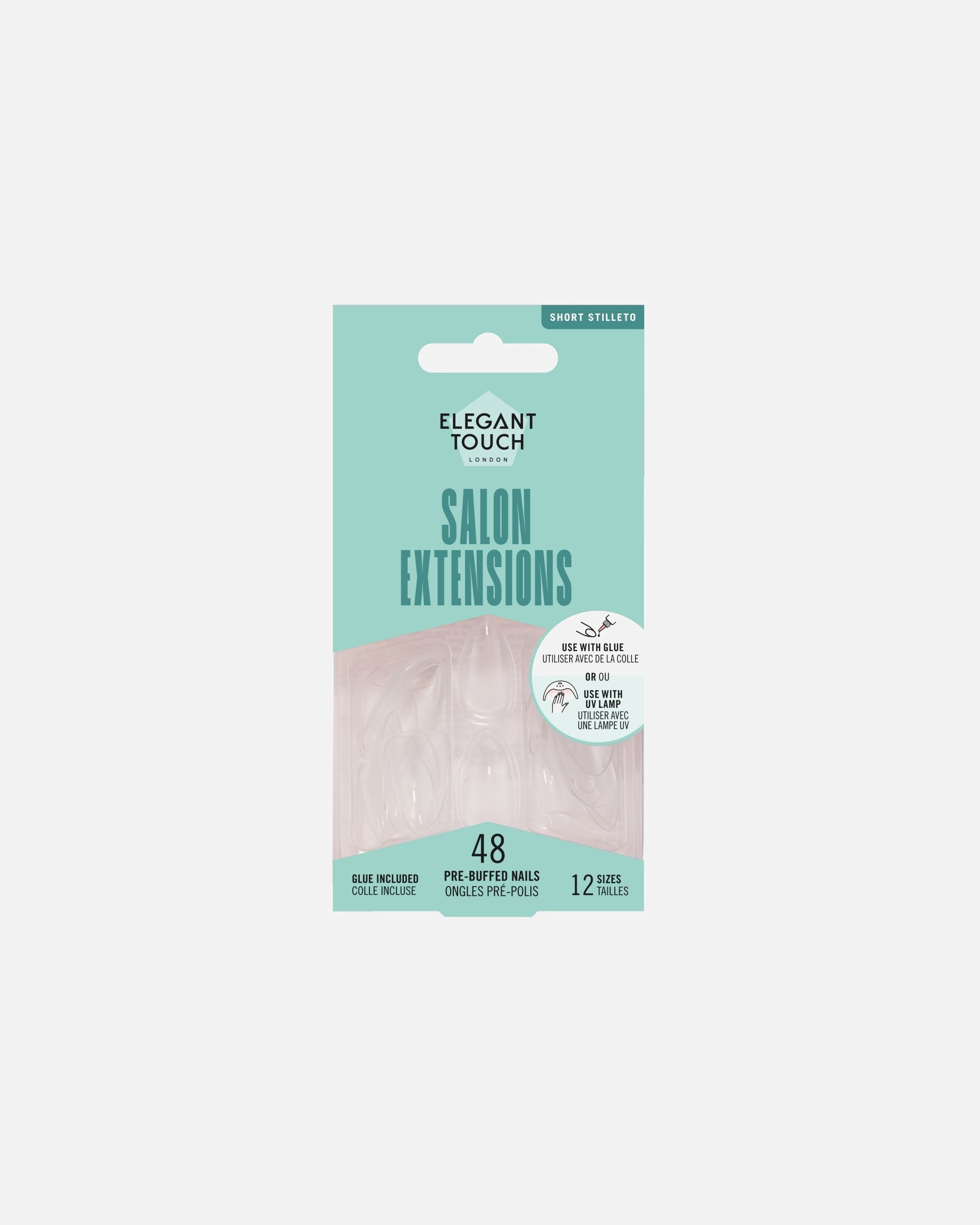 Kunstnagels voor UnisexElegant TouchSalon Extensions Short Stiletto1 stuk