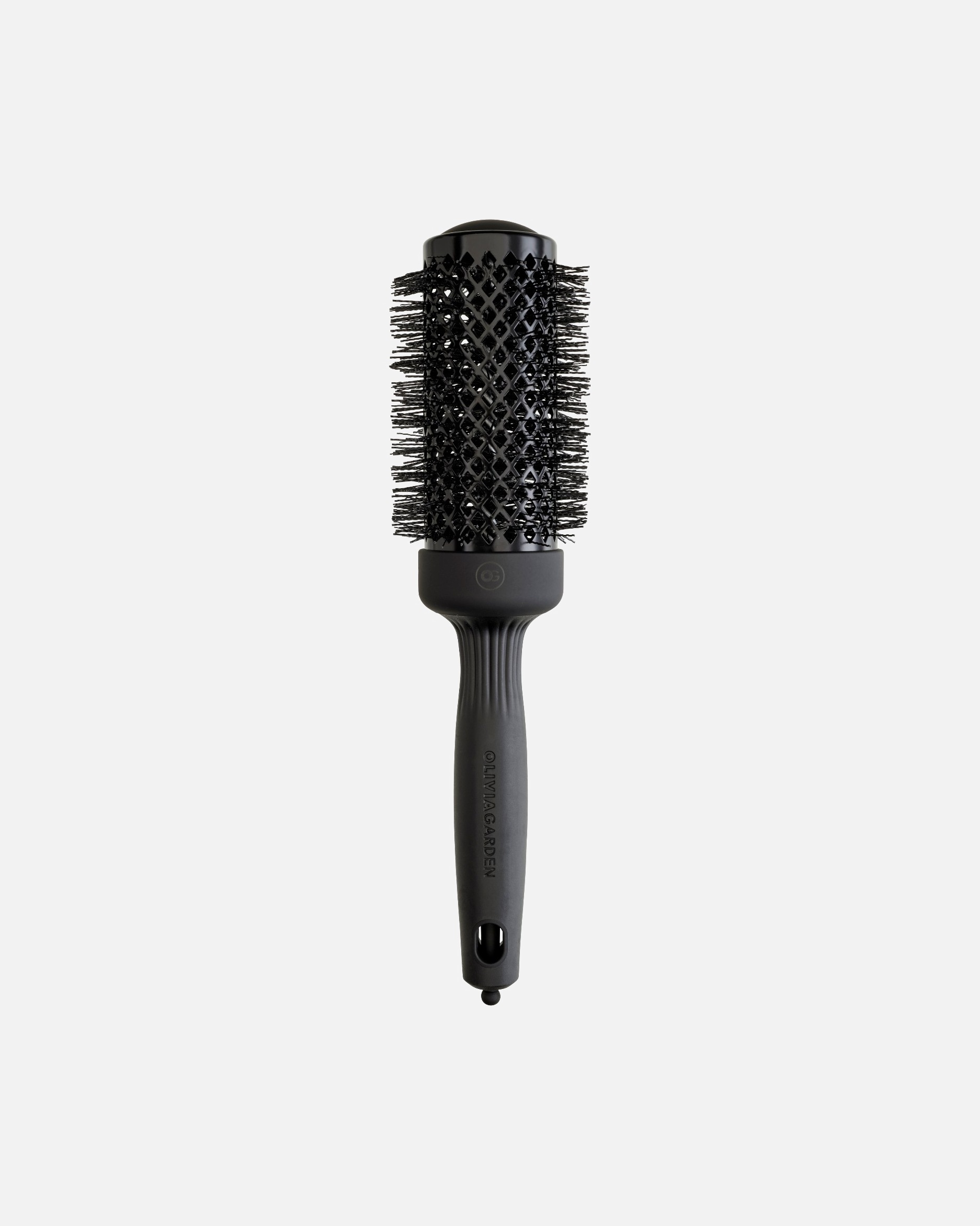 Ronde borstel voor UnisexOlivia GardenEXPERTExpert Blowout Shine Wavy Black35 mm