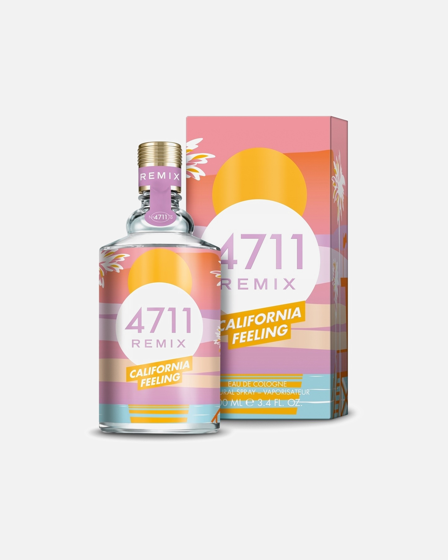 Eau de cologne voor Unisex4711Remix CologneCalifornia Feeling100 ml