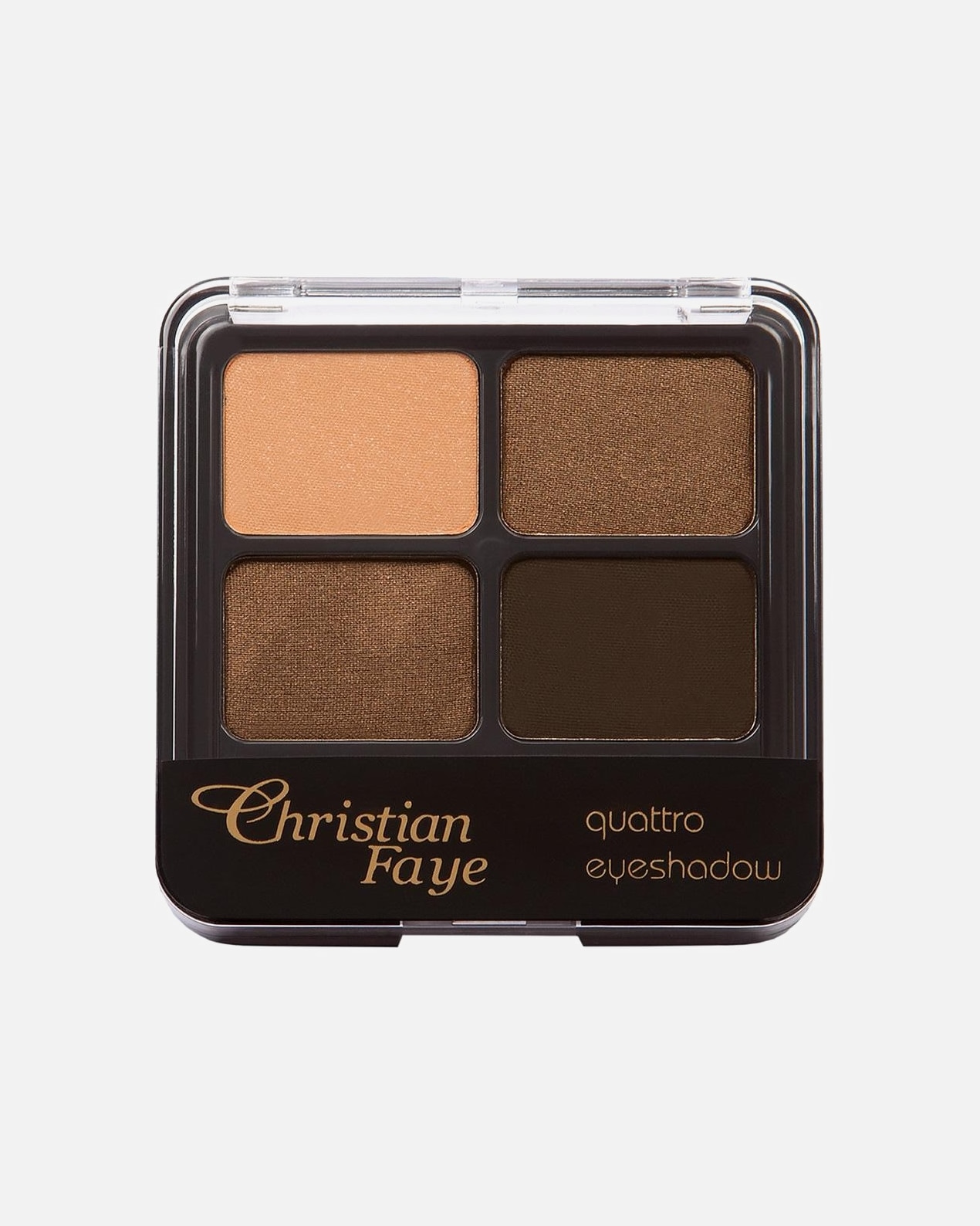 Wenkbrauw make-up set voor UnisexChristian FayeEyeshadow QuattroBrown
