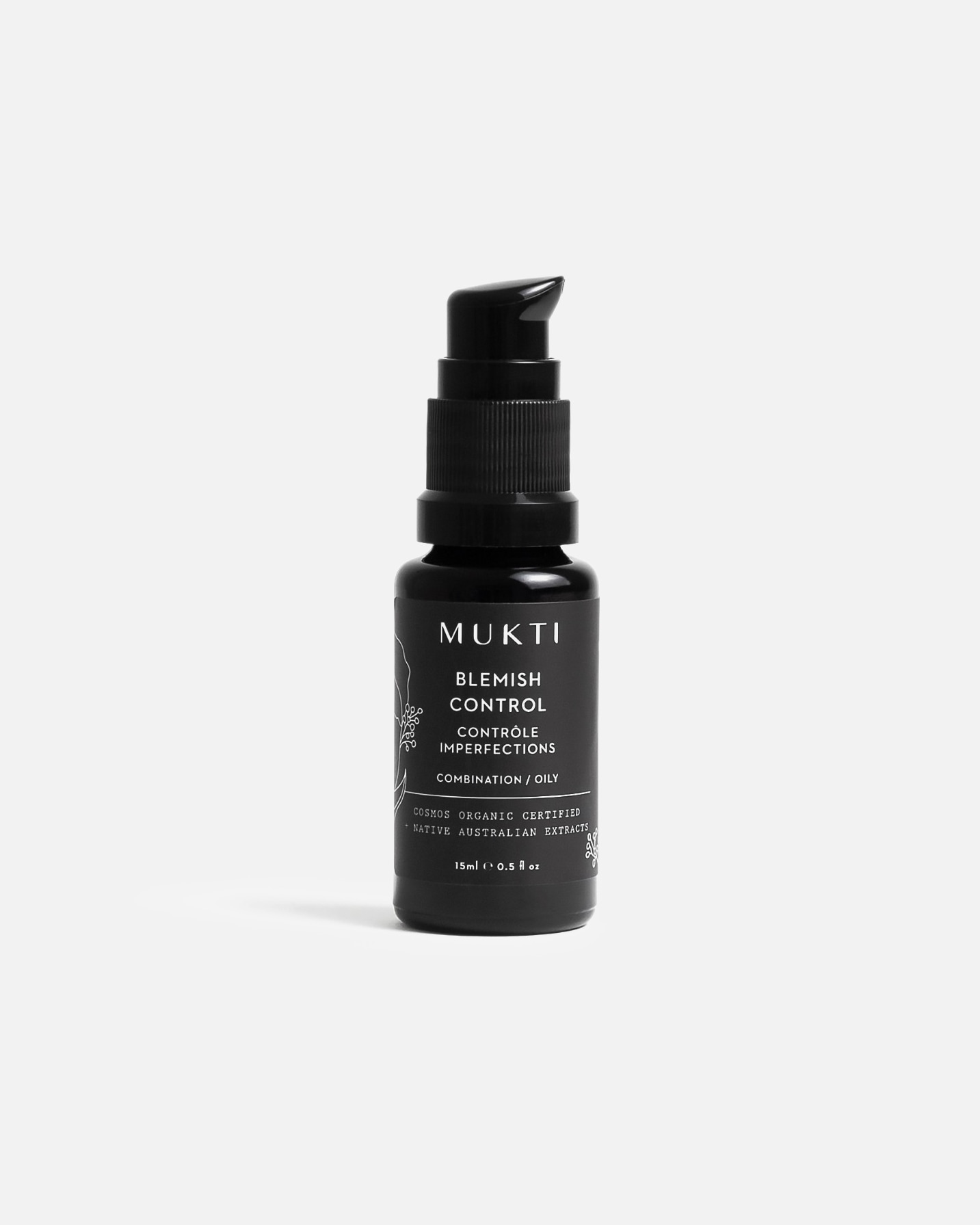 Anti-puistjes verzorging voor UnisexMukti OrganicsBlemish Control15 ml