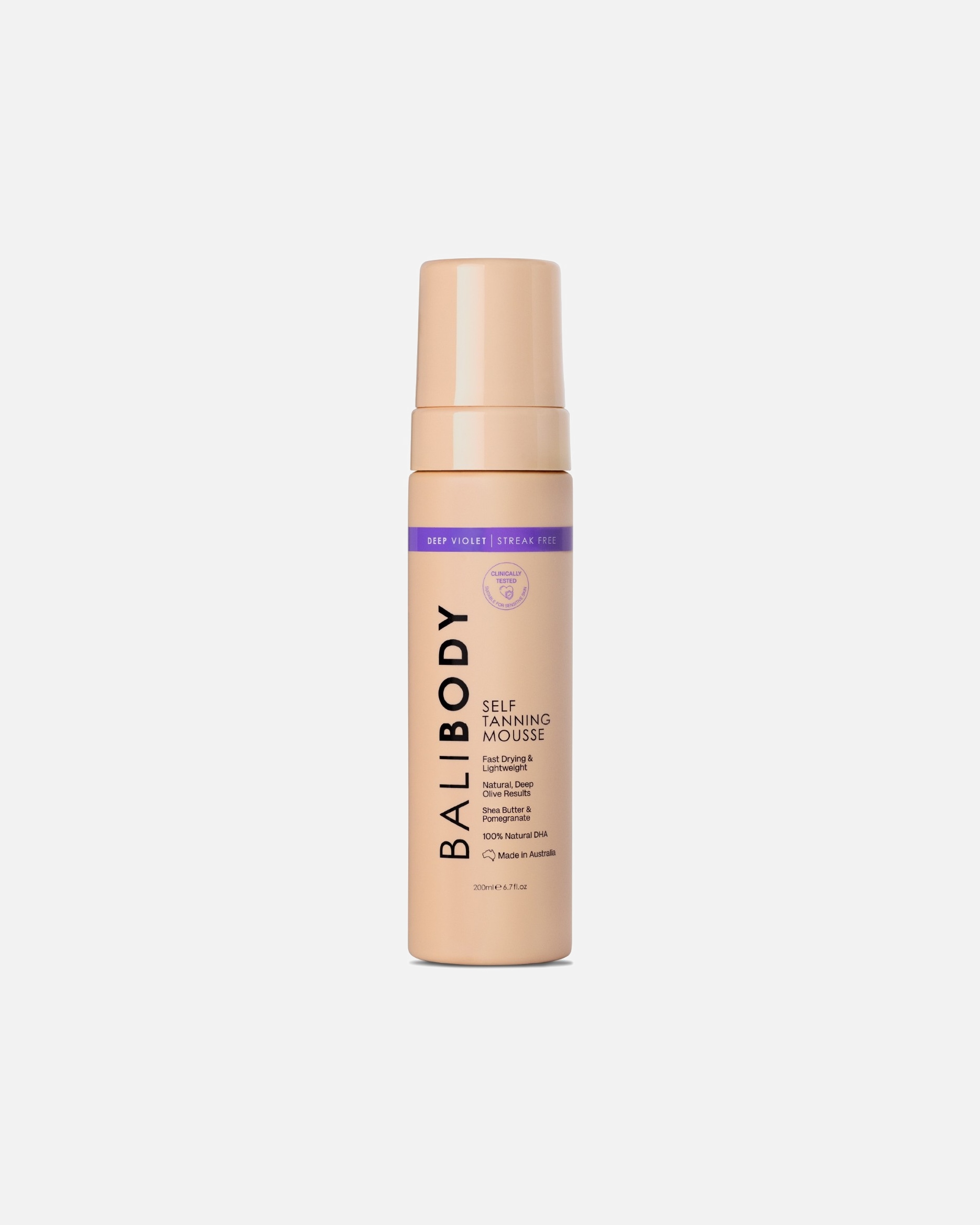 Zelfbruiner voor UnisexBali BodyDeep Violet Tanning Mousse200 ml
