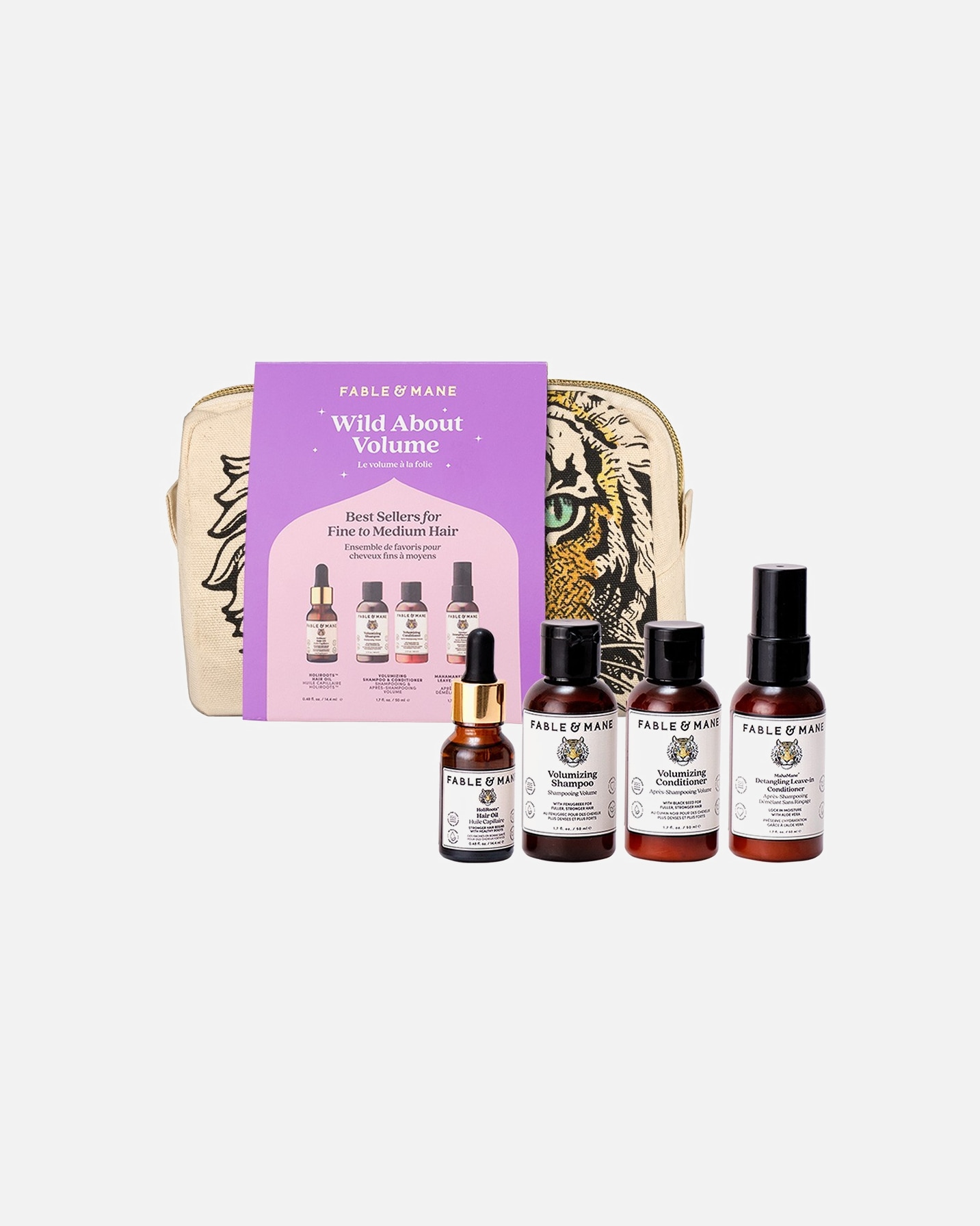 Haarverzorgingsset voor UnisexFable & ManeWild About Volume1 stuk
