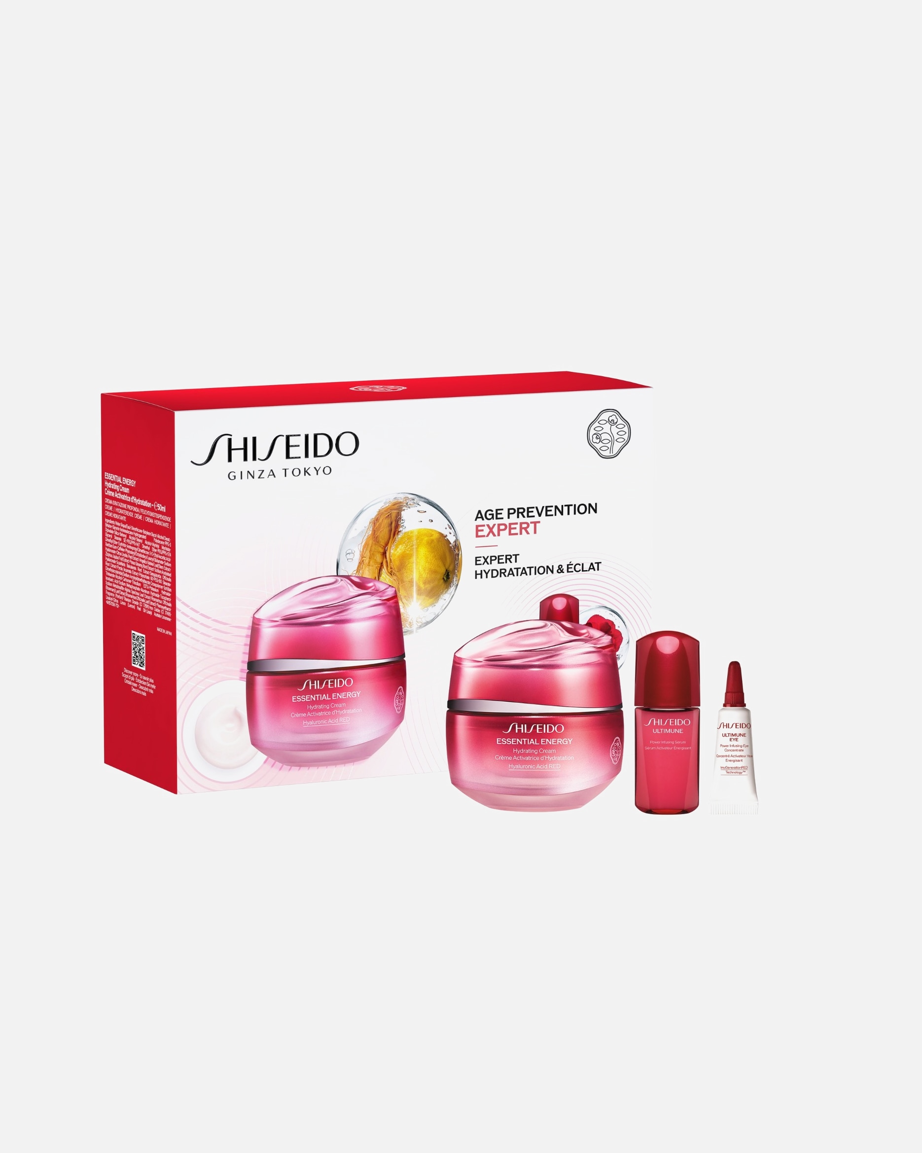 Gezichtsverzorgingsset voor ShiseidoEssential EnergyAge Prevention Expert1 stuk