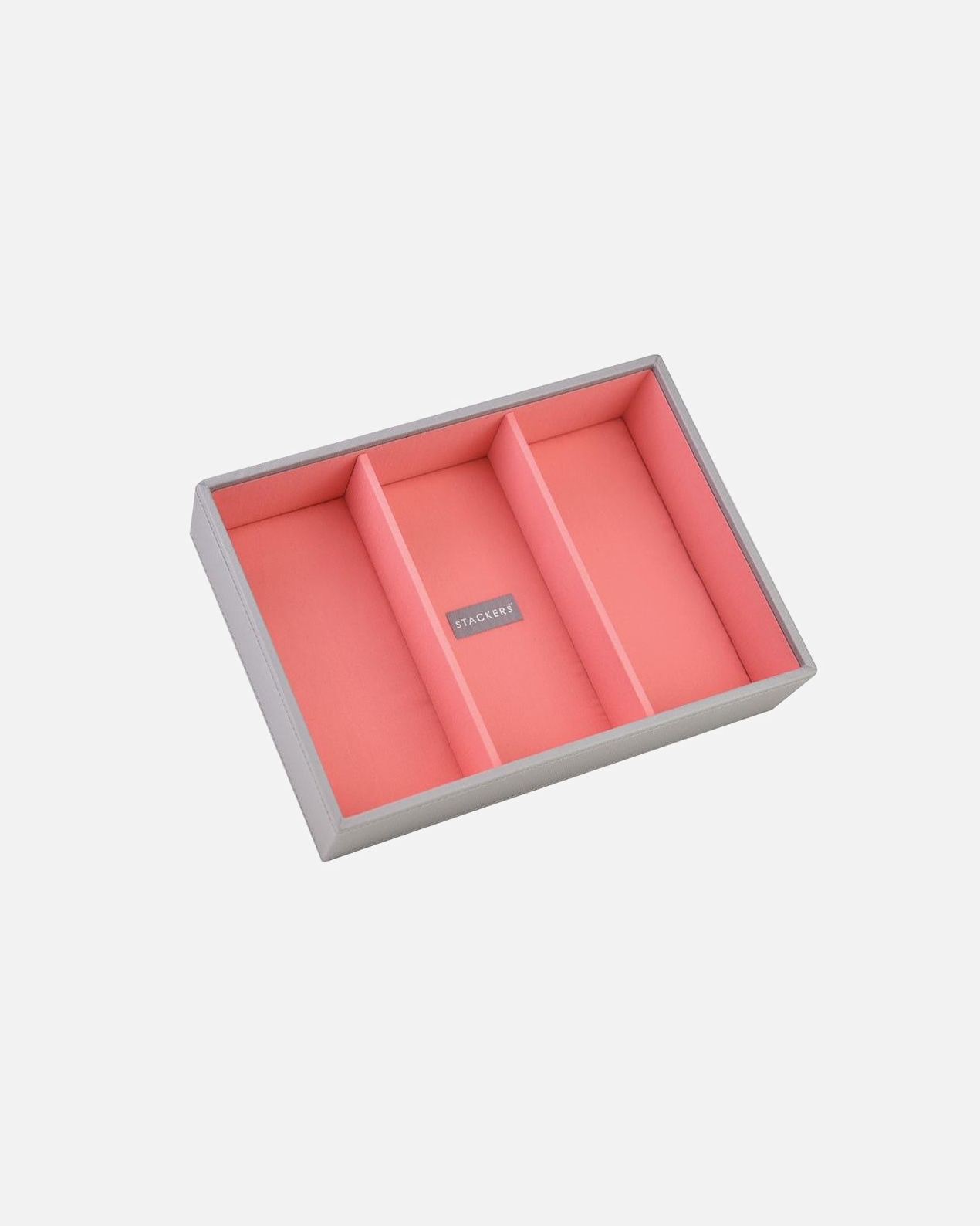 Mode-accessoire voor UnisexStackersGrey & Coral Classic Deep 3-Section1 stuk
