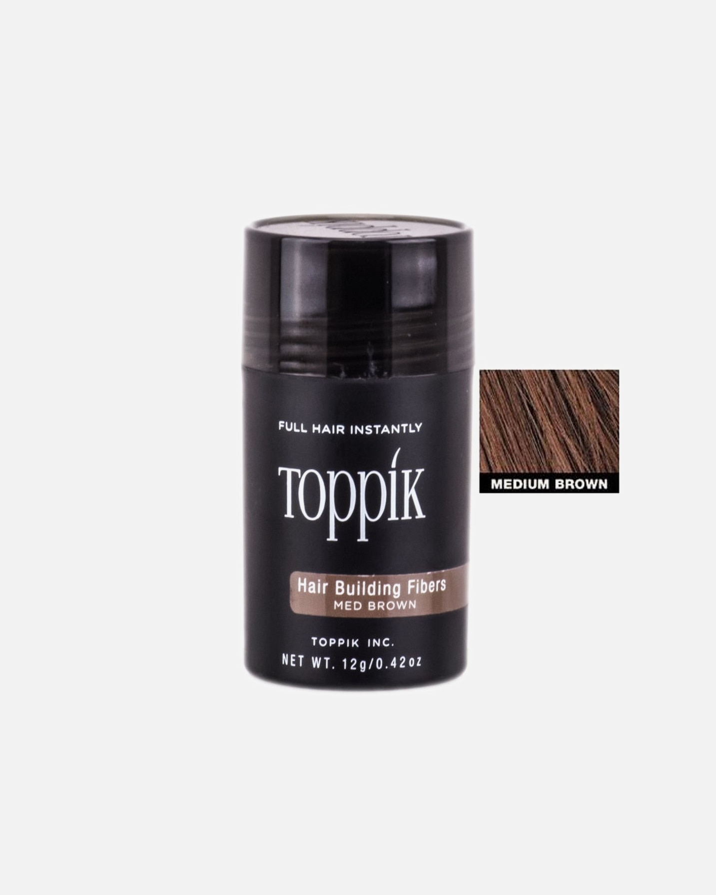 Setting lotion voor UnisexToppikHair Building FibersMiddel Bruin