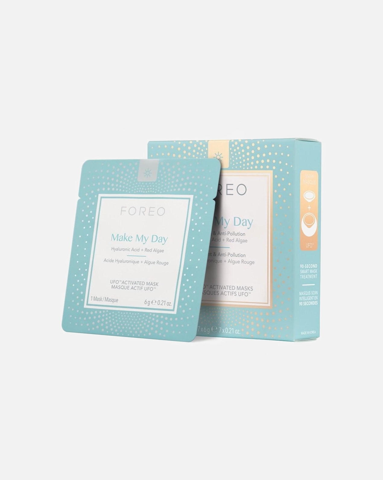 Hydraterend masker voor UnisexFOREOSkincareUFO™ Make My Day7 stuk