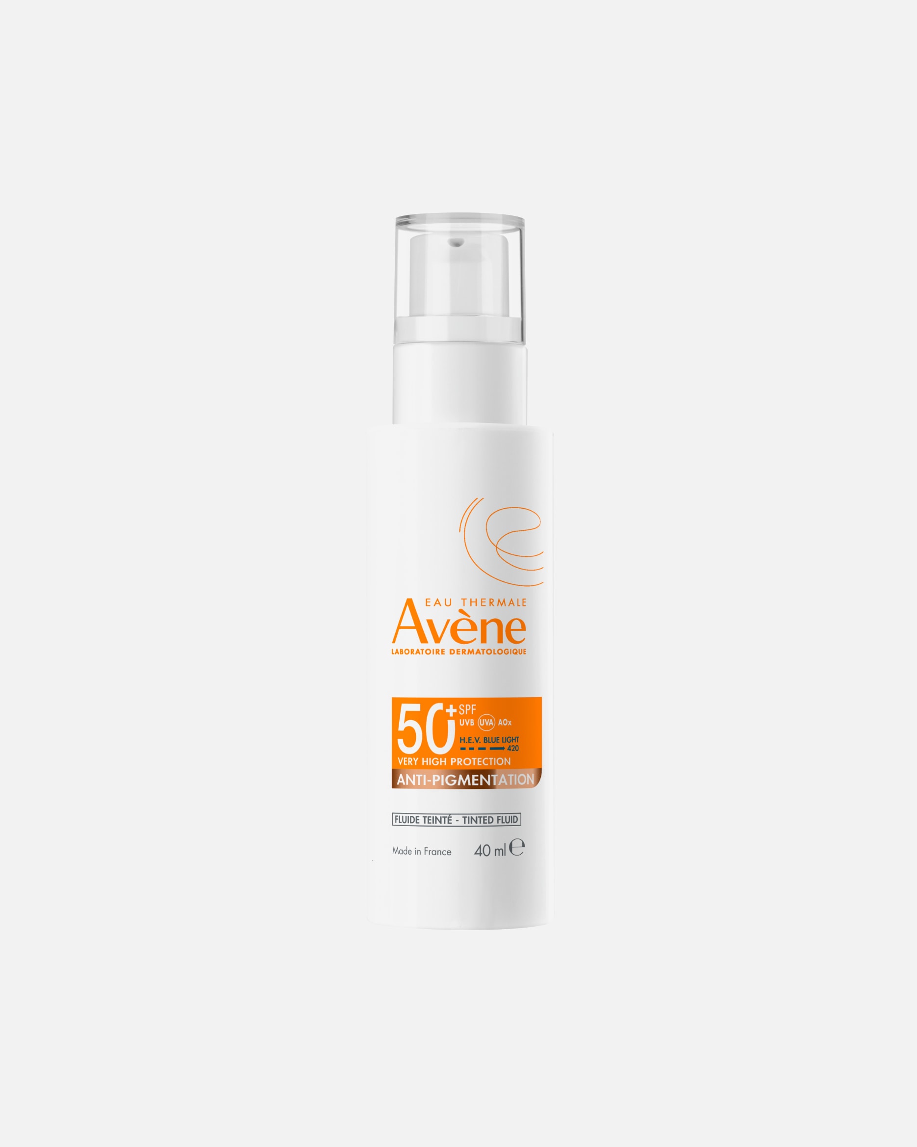 Zonnespray voor UnisexAvèneSolaireAnti-Pigmentation Tinted Fluid SPF50+40 ml