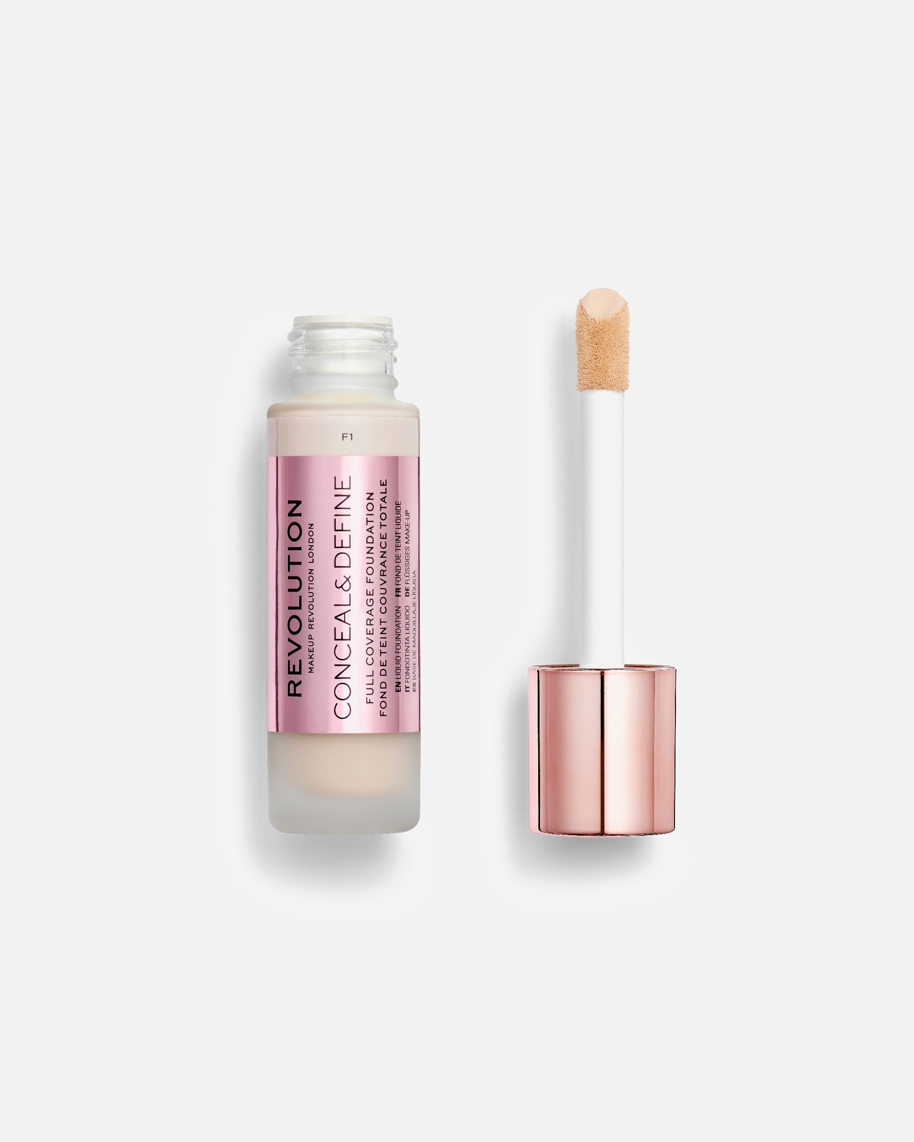 Foundation voor UnisexRevolutionConceal & Define FoundationF1