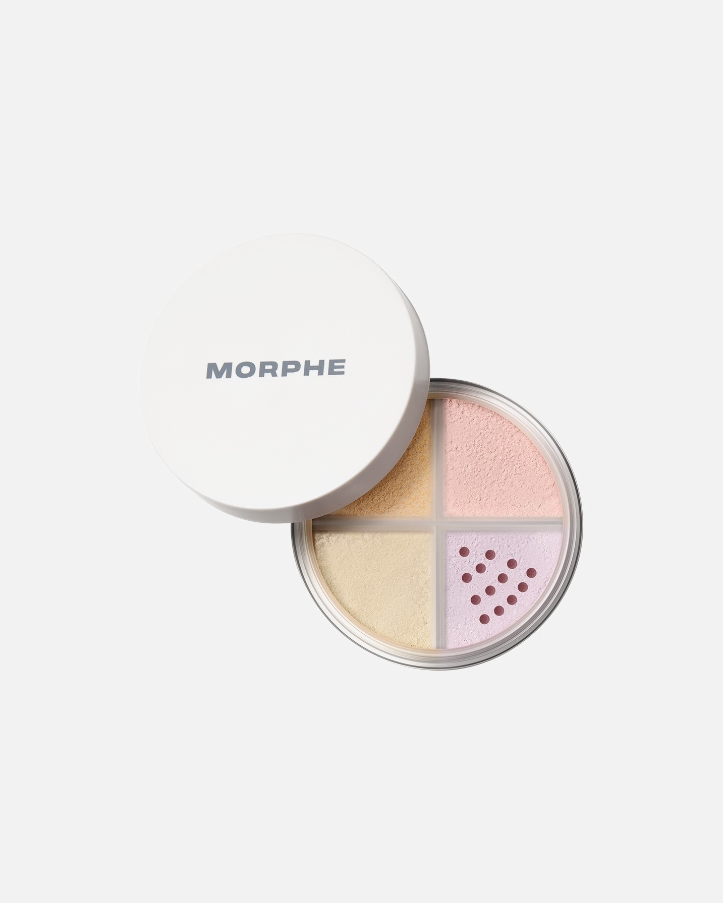 Fixeerpoeder voor MorpheBake & Set Loose Powder QuadBRIGHT BALANCE