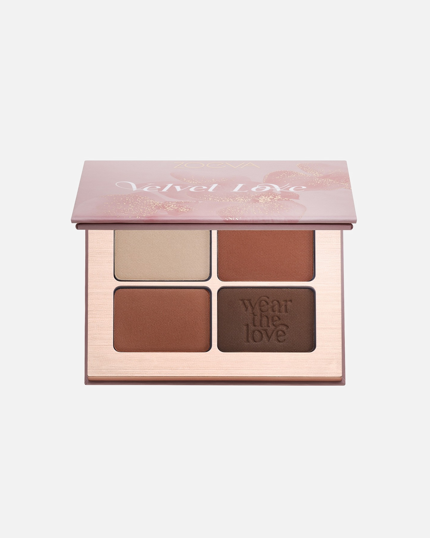 Oogschaduw voor UnisexZOEVAVELVET LOVE EYESHADOW QUADEASY NUDE EYES