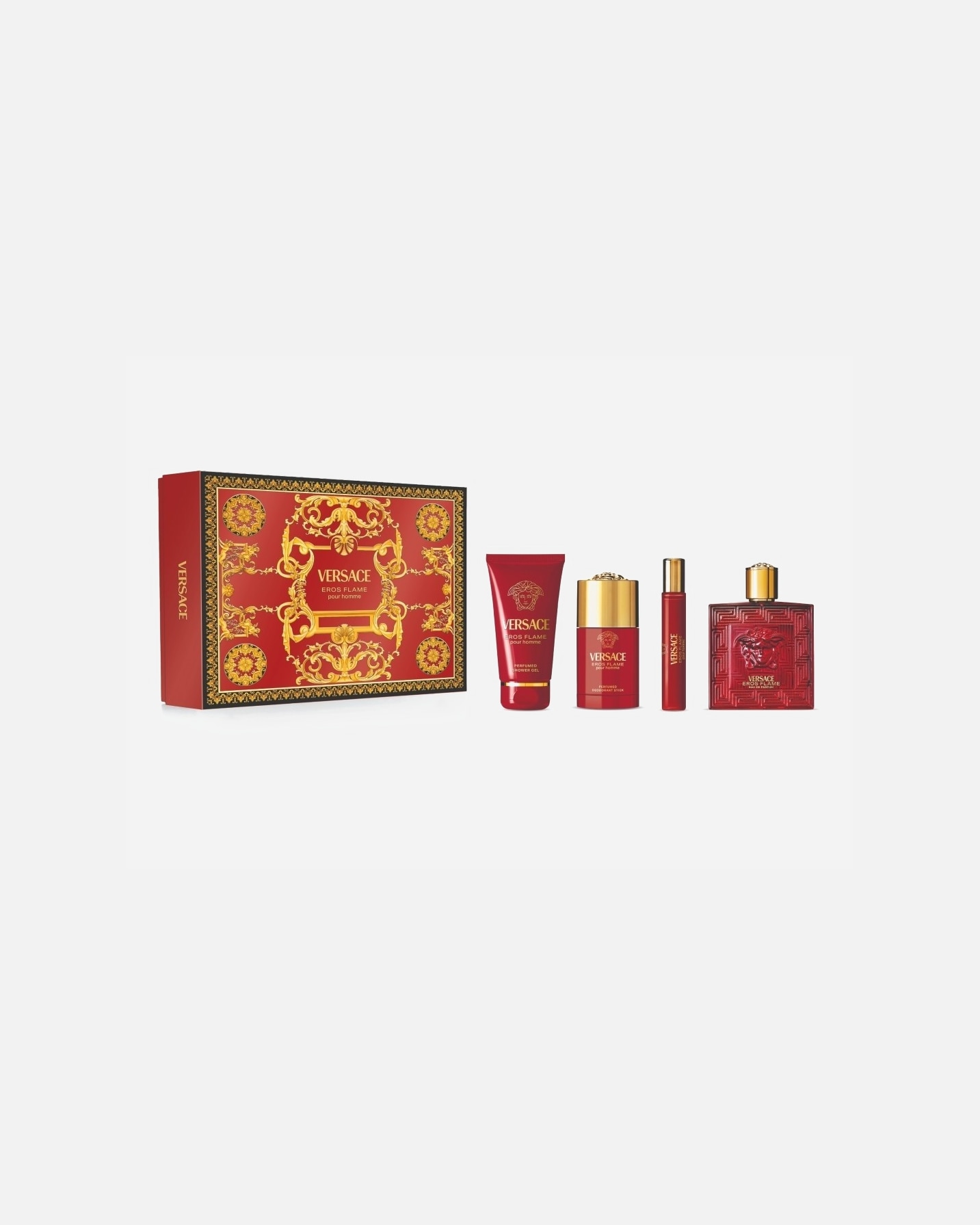 Geurset voor VersaceEros FlameEau de Parfum 100 ml Set1 stuk