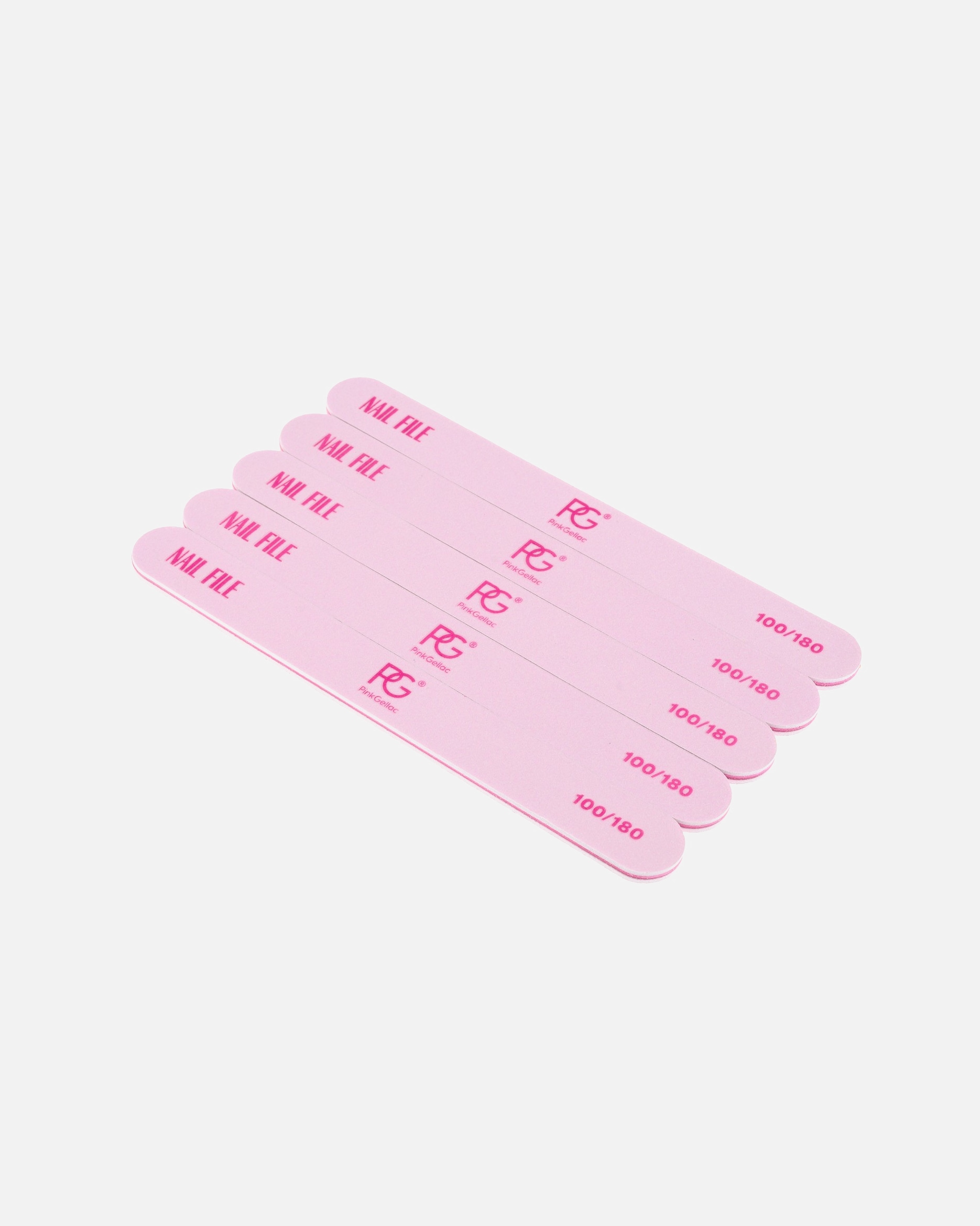 Nagelvijl voor Pink GellacNagelvijl 100/180 Recht 5 stuks1 stuk