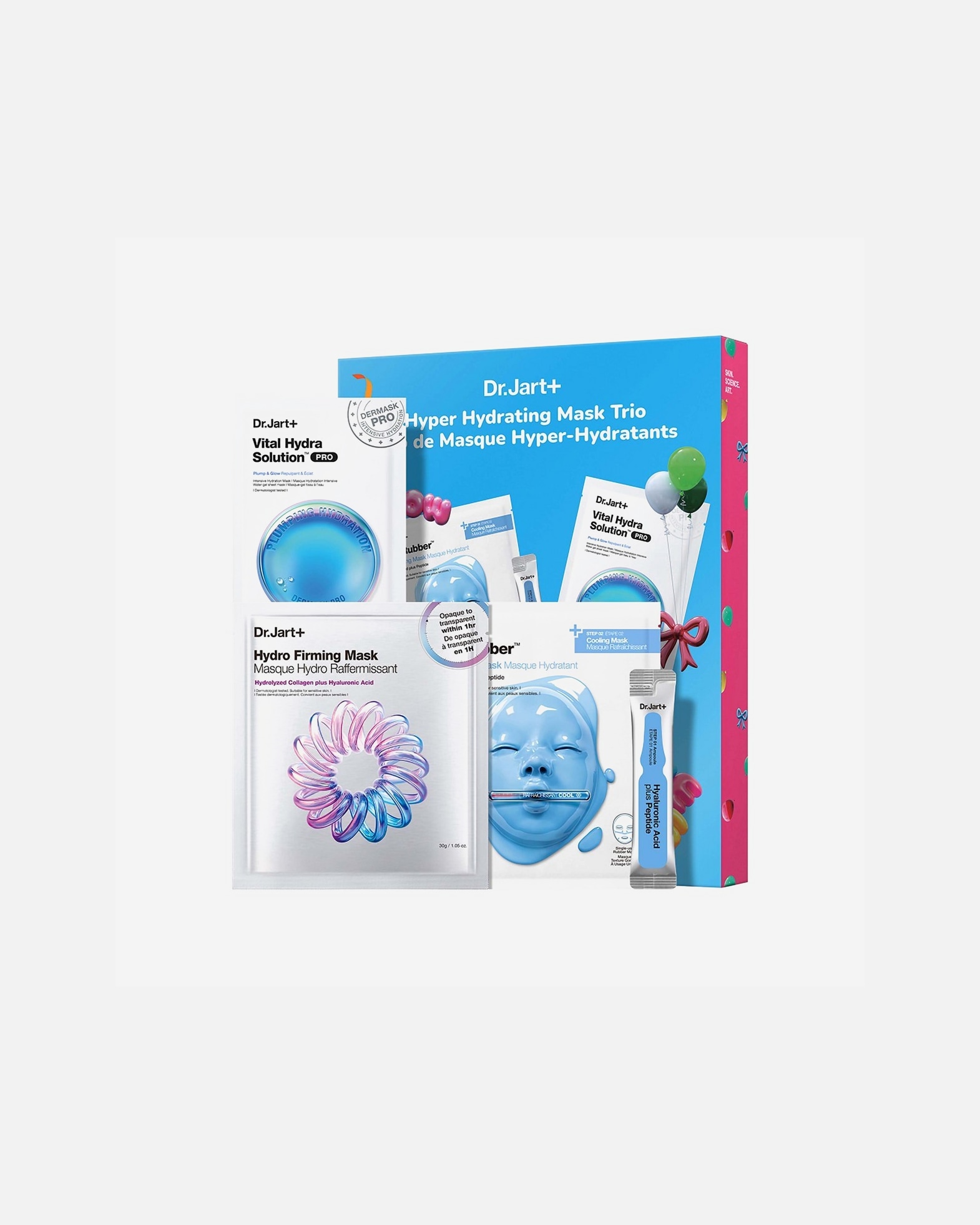 Gezichtsverzorgingsset voor UnisexDr. Jart+Hyper Hydrating Mask Trio Intens1 stuk