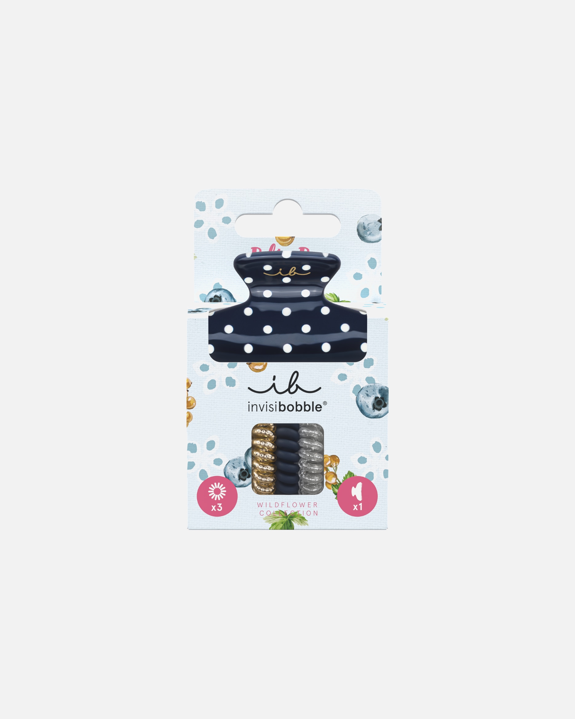 Haar-accessoire voor UnisexInvisibobbleClipstarPolka Pop1 stuk