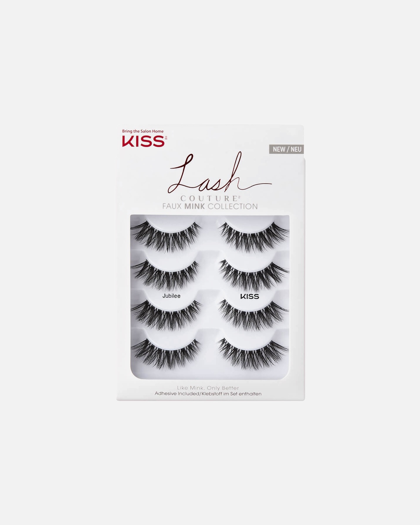 Nepwimpers voor UnisexKISSLash Couture Multi Pack- Jubilee8 st.