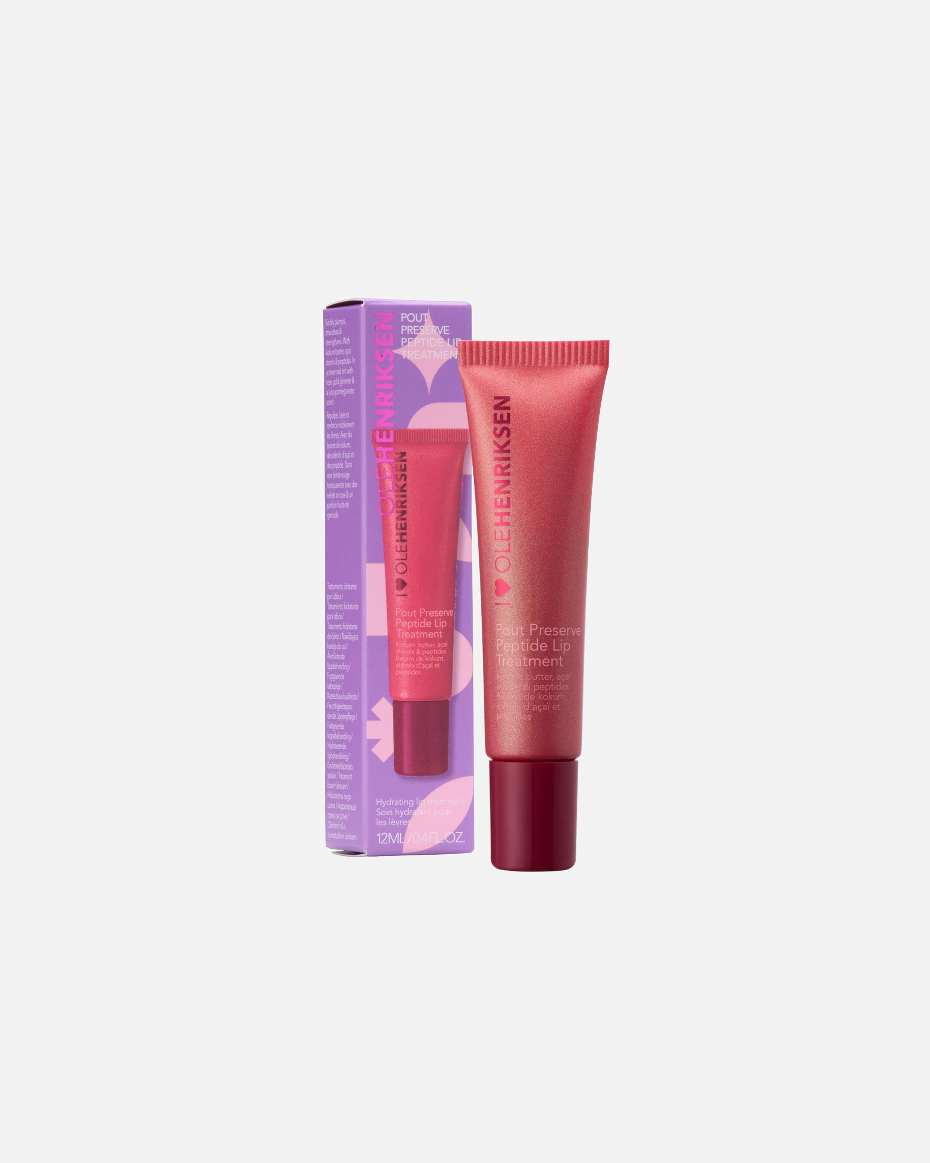 Lippenbalsem voor UnisexOle HenriksenHydrating Peptide Lip TreatmentPomegranate Fizz Glimmer