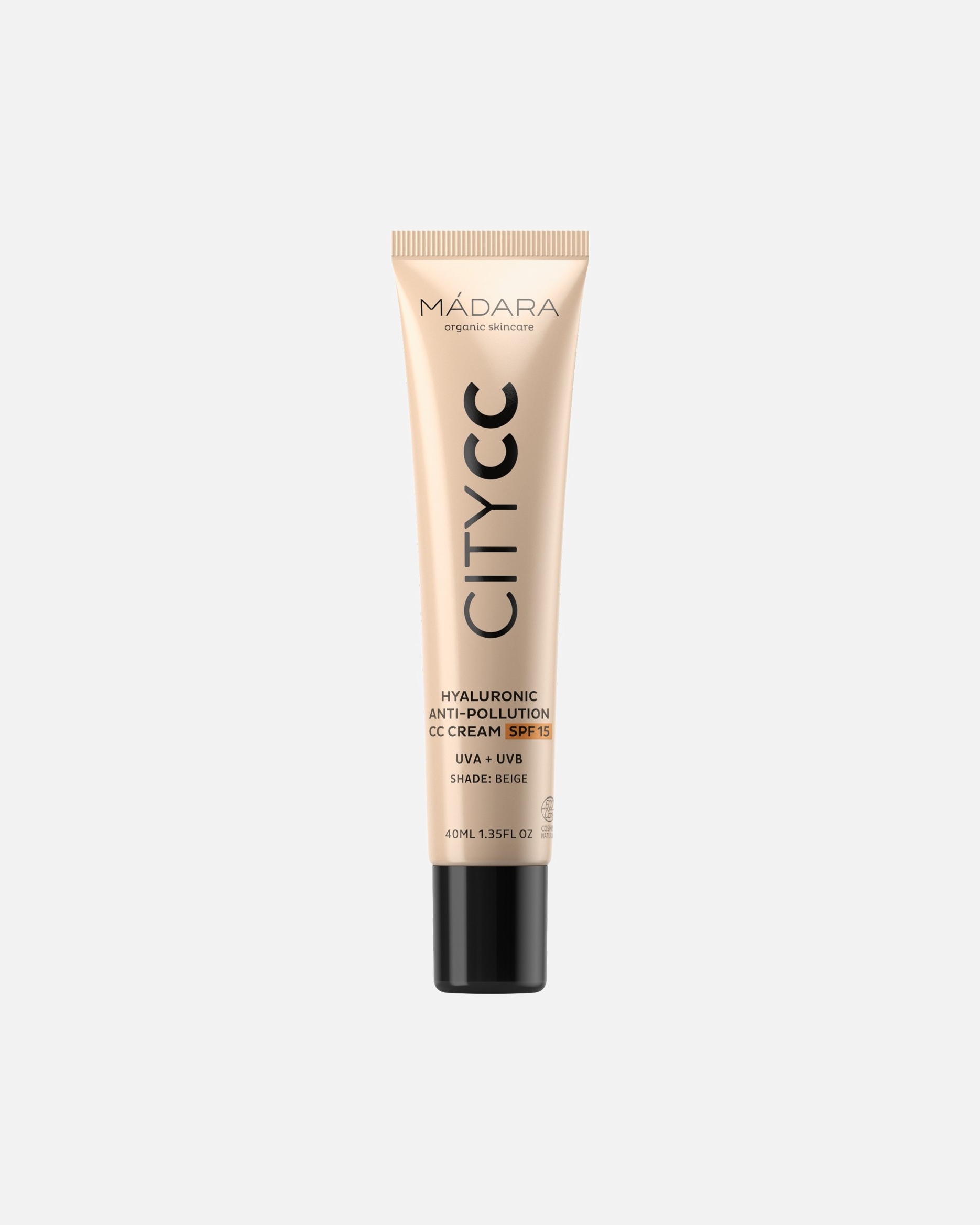 CC Cream voor UnisexMÁDARACity CCHyaluronic Anti-Pollution SPF15Beige
