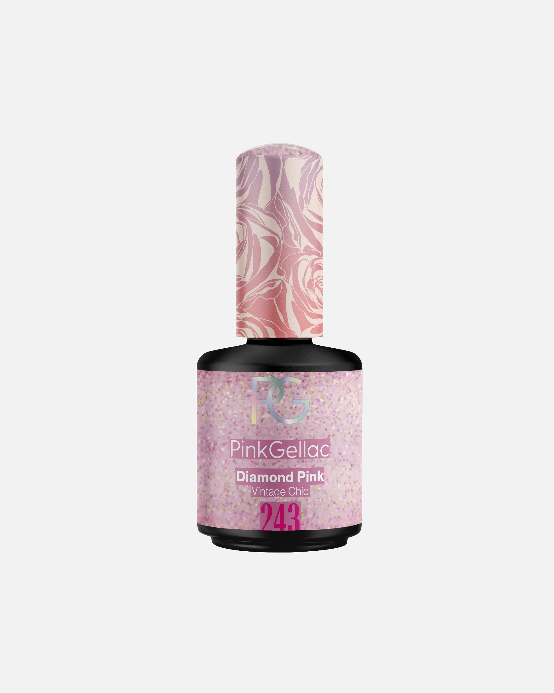 UV-nagellak voor UnisexPink GellacGel Nagellak243 Diamond Pink