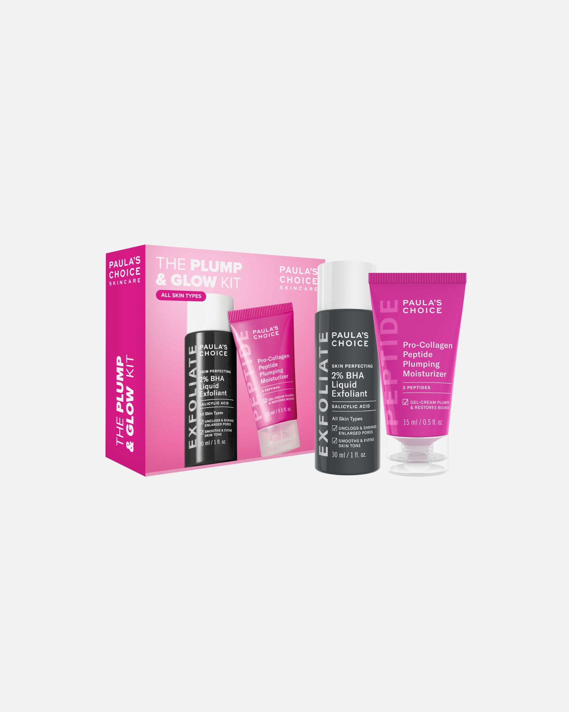 Gezichtsverzorgingsset voor UnisexPaula's ChoicePro-CollagenThe Plump & Glow Kit1 stuk