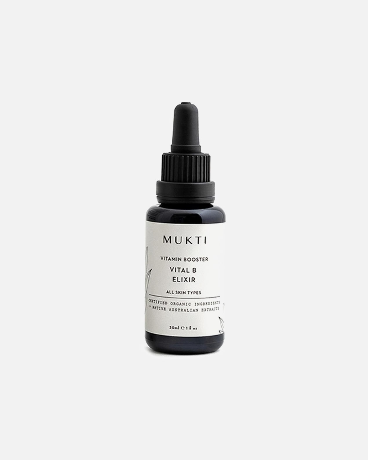 Hydraterend serum voor UnisexMukti OrganicsVital B Elixir30 ml