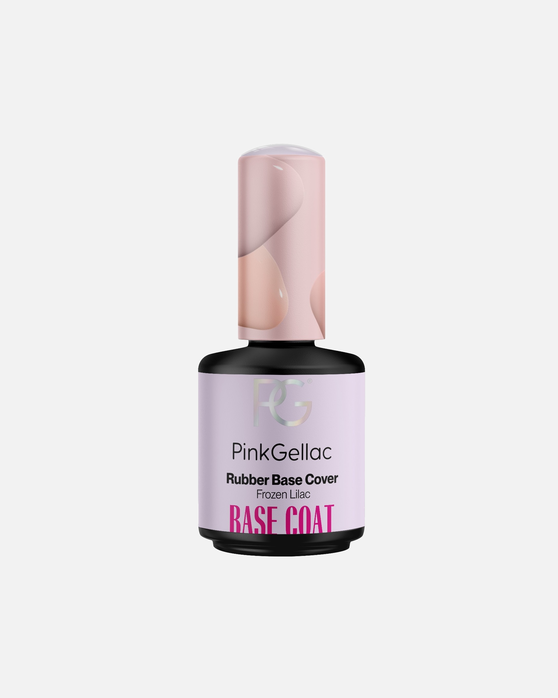 Base coat voor UnisexPink GellacRubber Base CoverFrozen Lilac