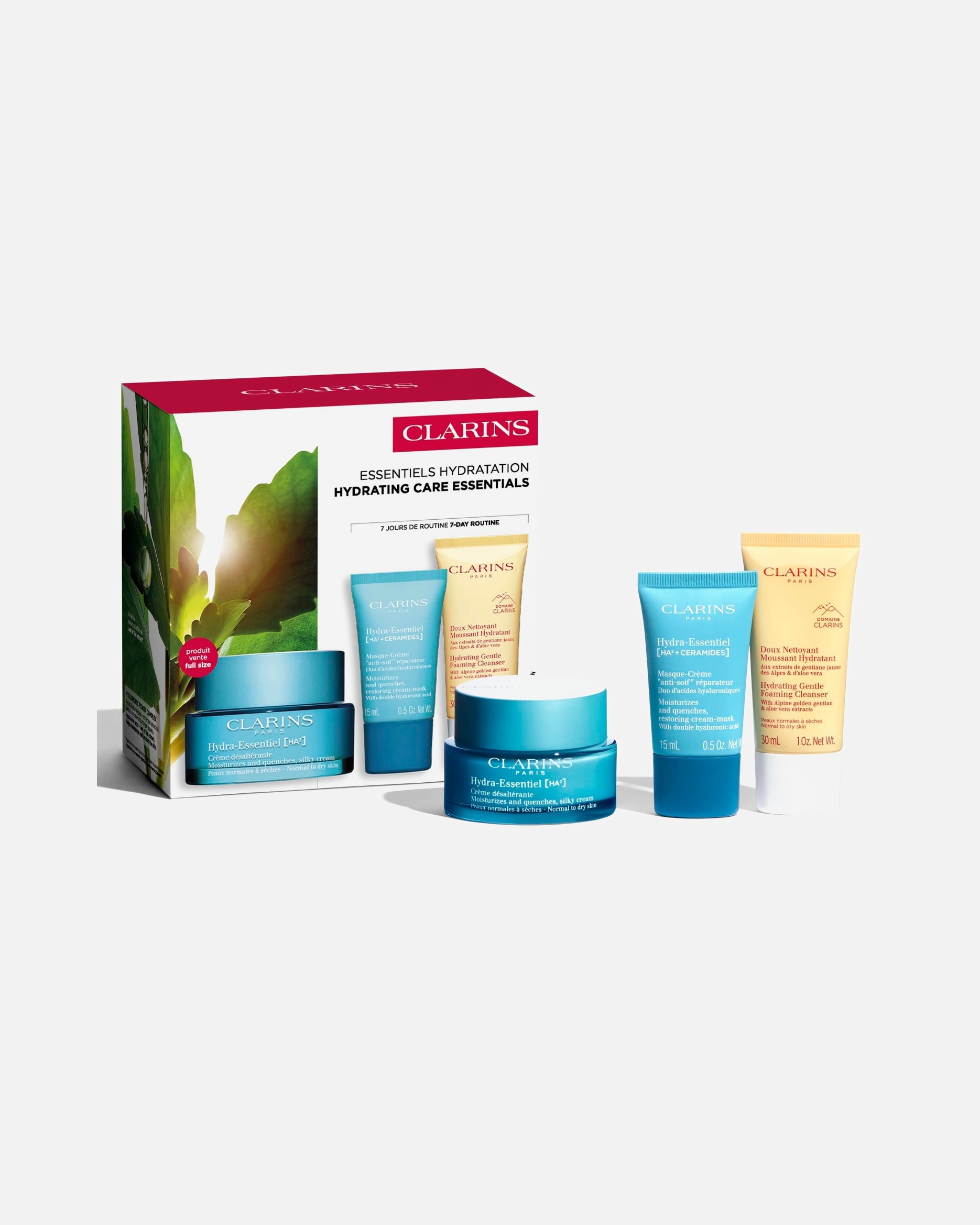 Gezichtsverzorgingsset voor UnisexClarinsHydra-EssentielHydrating Care Essentials1 stuk