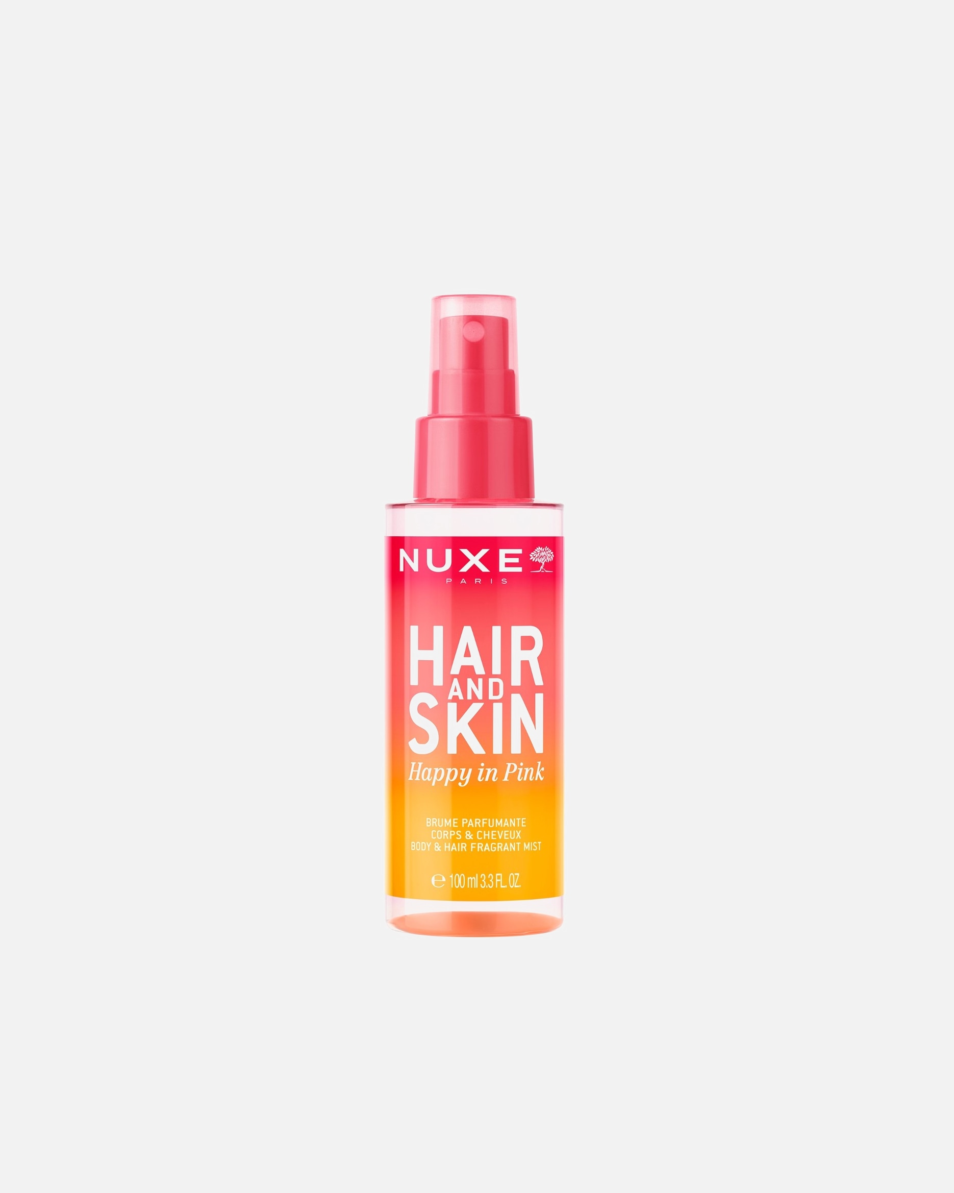 Lichaamsspray voor NUXEHAIR AND SKINHappy In Pink parfum mist voor lichaam en haar100 ml