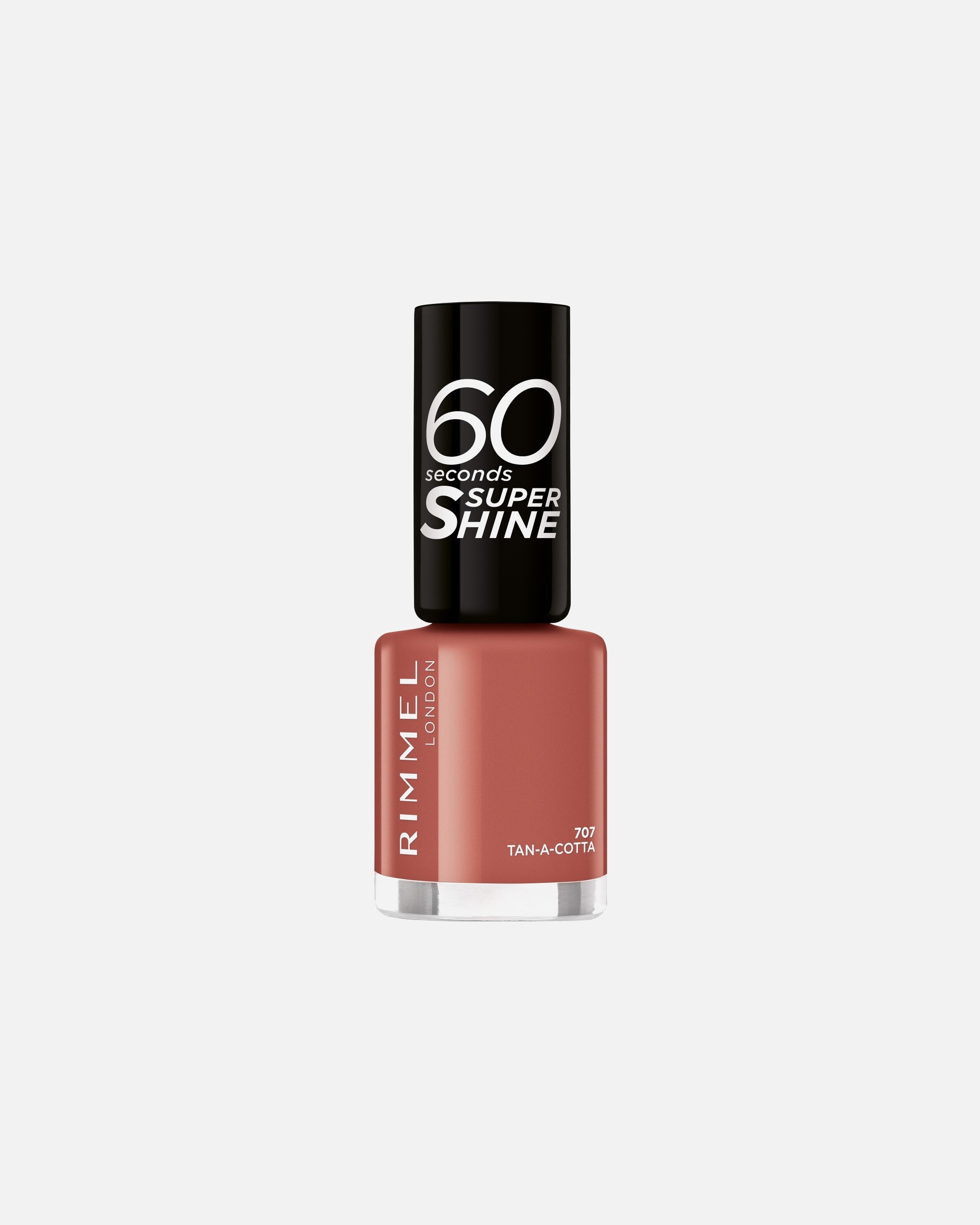 Nagellak voor Rimmel London60 Seconds Super Shine Colour Block707 - Tan-a-cotta