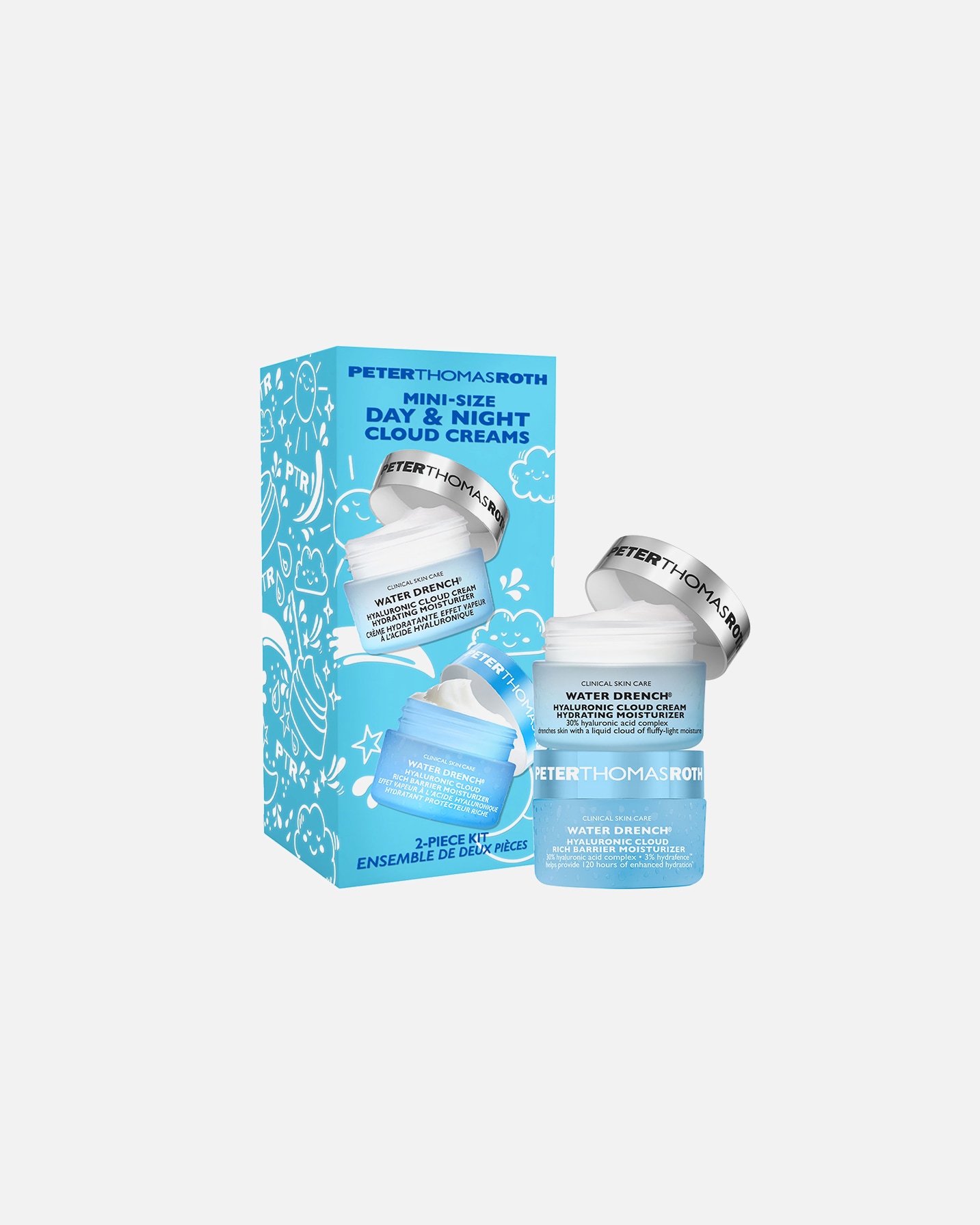 Gezichtsverzorgingsset voor UnisexPeter Thomas RothMini-size Day & Night Cloud Creams1 stuk