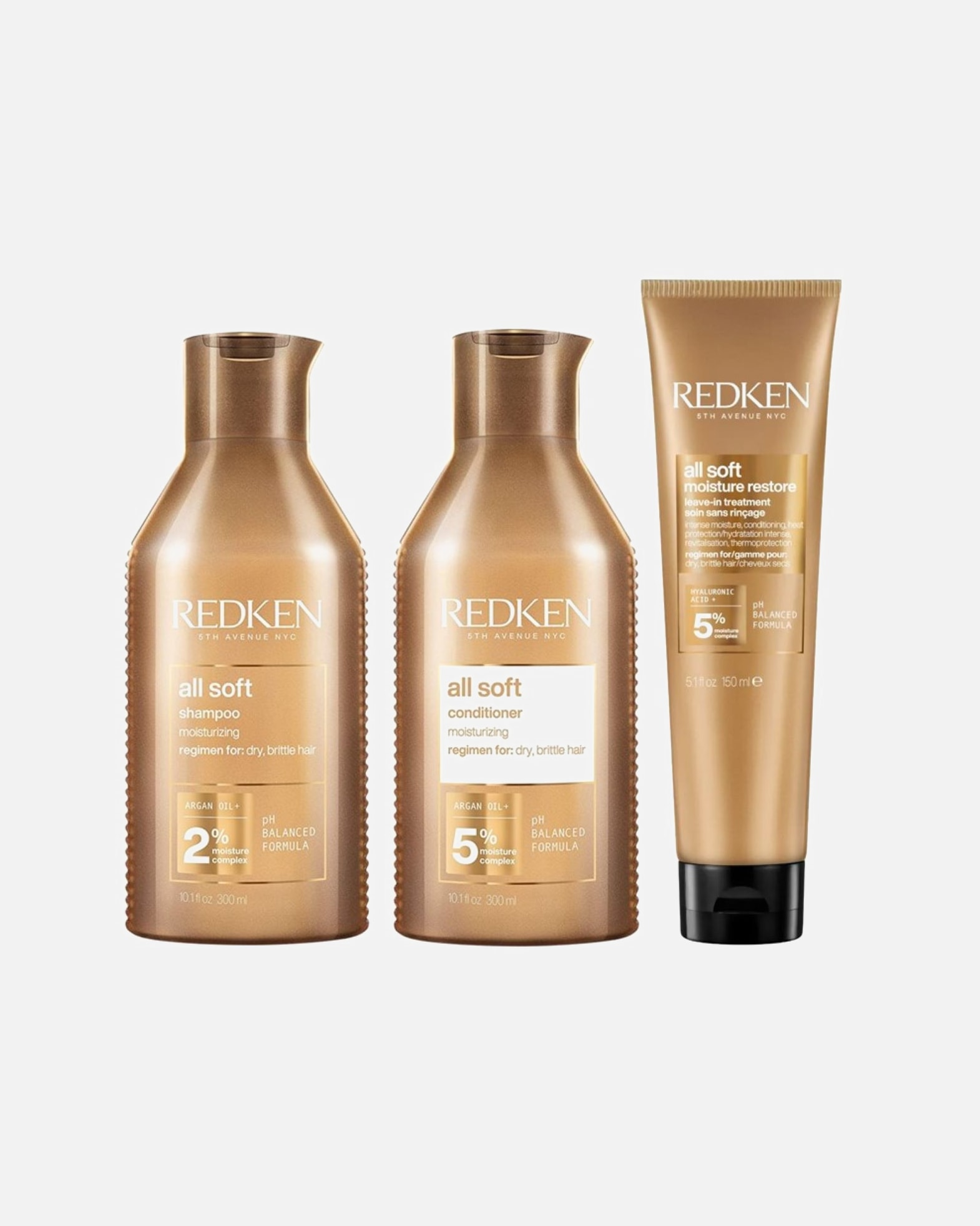 Haarverzorgingsset voor RedkenAll Soft Bundle Leave-In1 stuk
