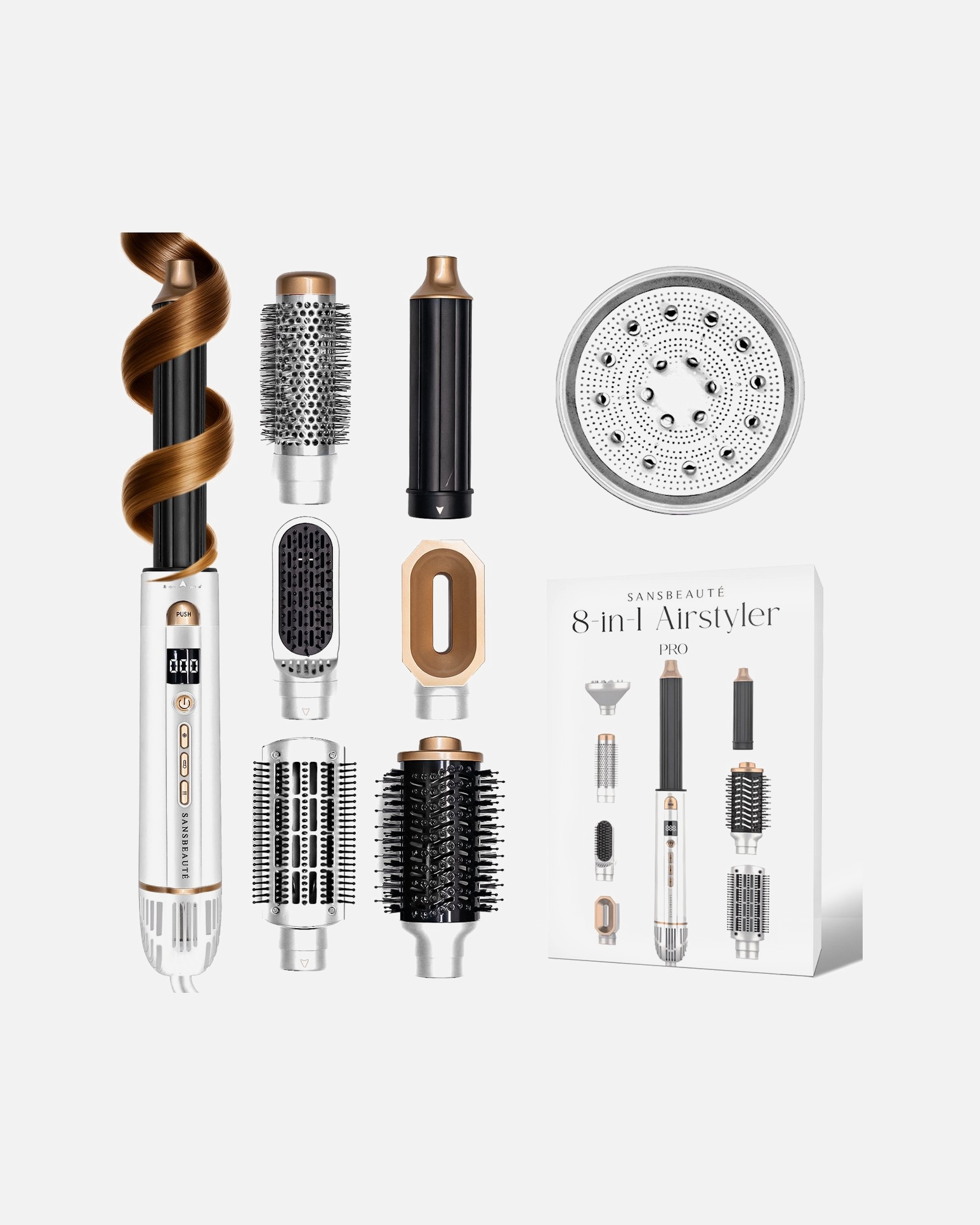 Multifunctioneel apparaat voor UnisexSansbeauteDefault Brand Line8 in 1 Airstyler1 Piece