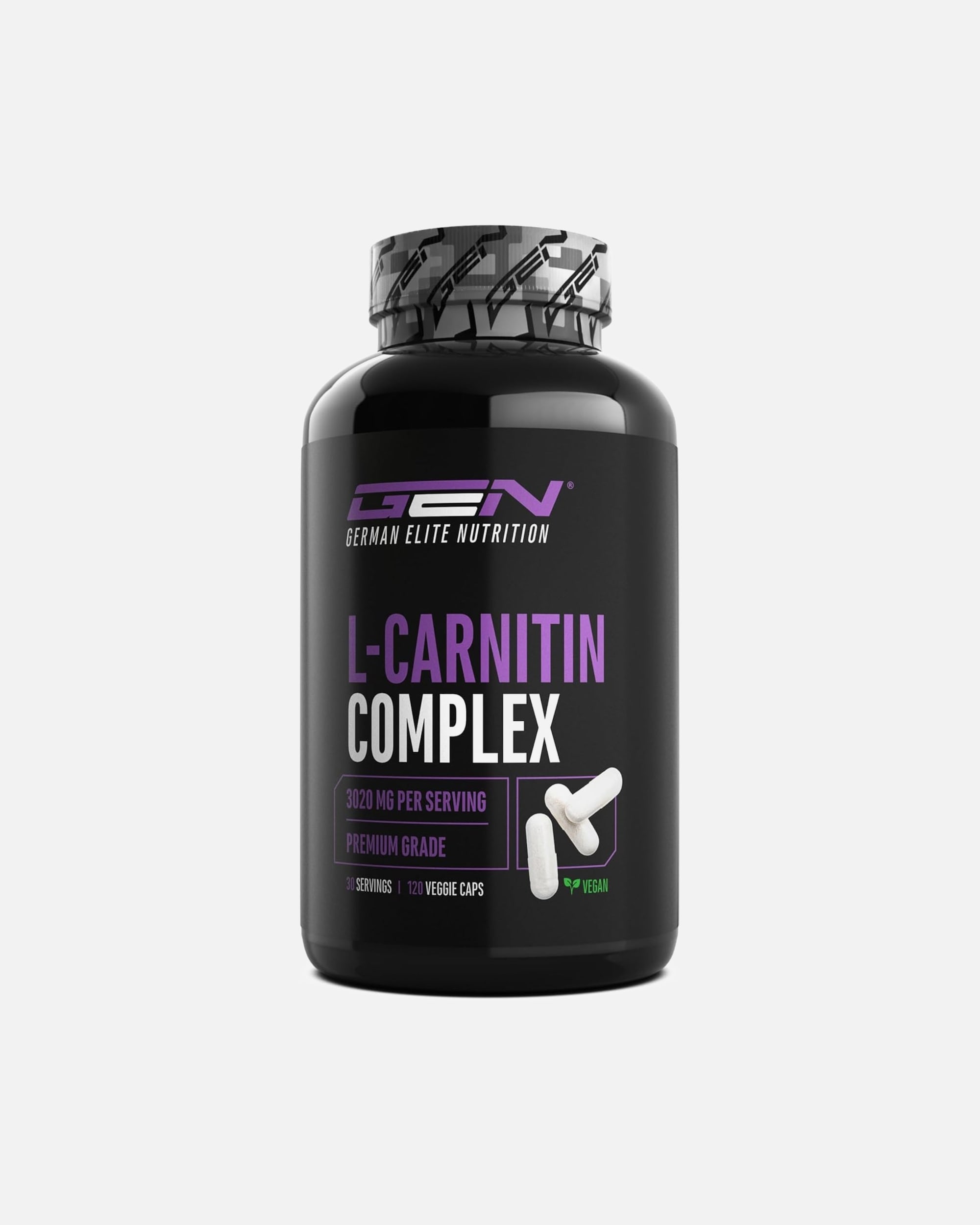 Voedingssupplement voor UnisexGerman Elite NutritionDefault Brand LineL-Carnitine Triple Complex Acetyl-, Tartraat- & Fumaraatvorm120 capsules