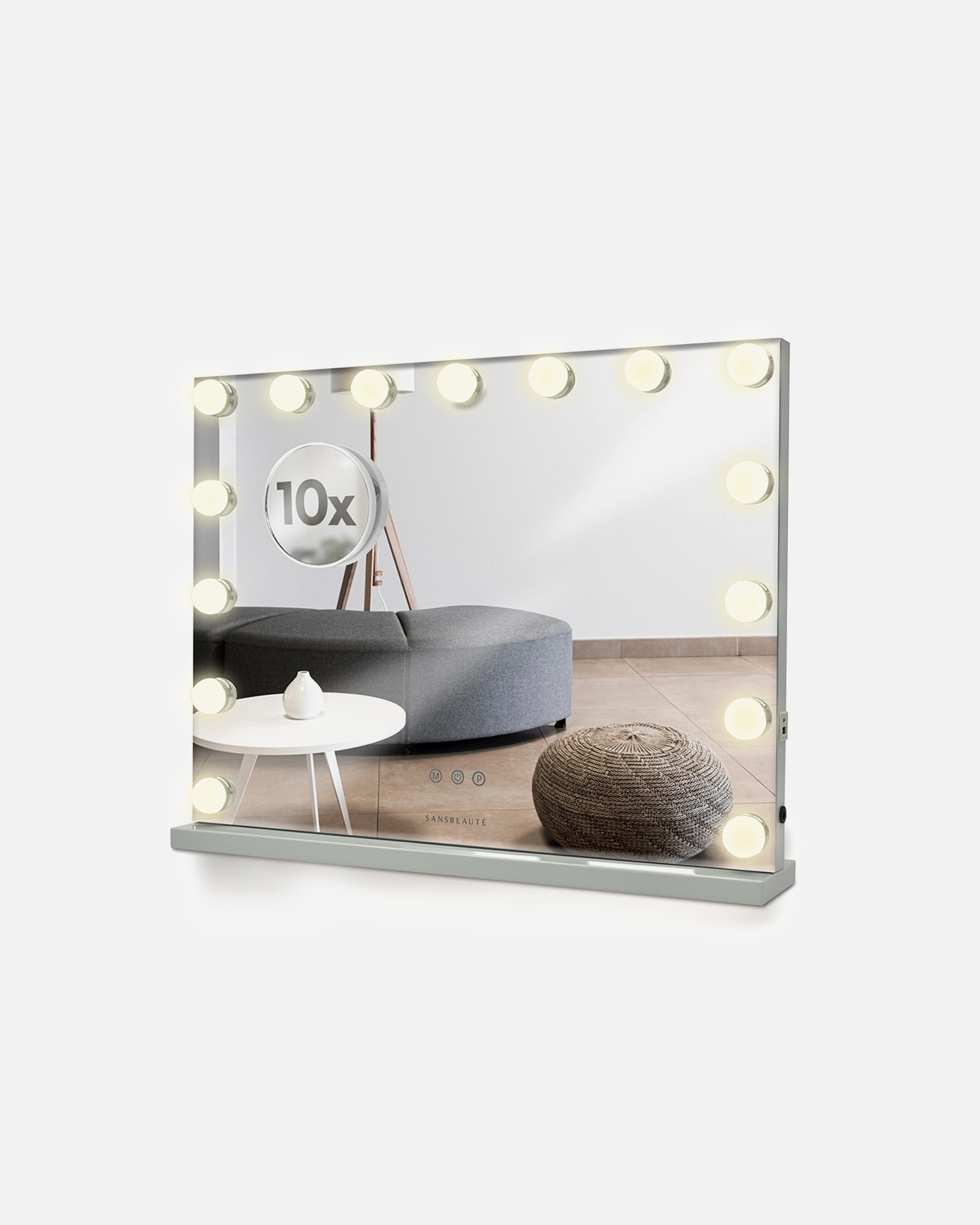 LED-spiegel voor UnisexSansbeauteDefault Brand LineHollywood Spiegel 58x43cm met Verlichting1 Piece